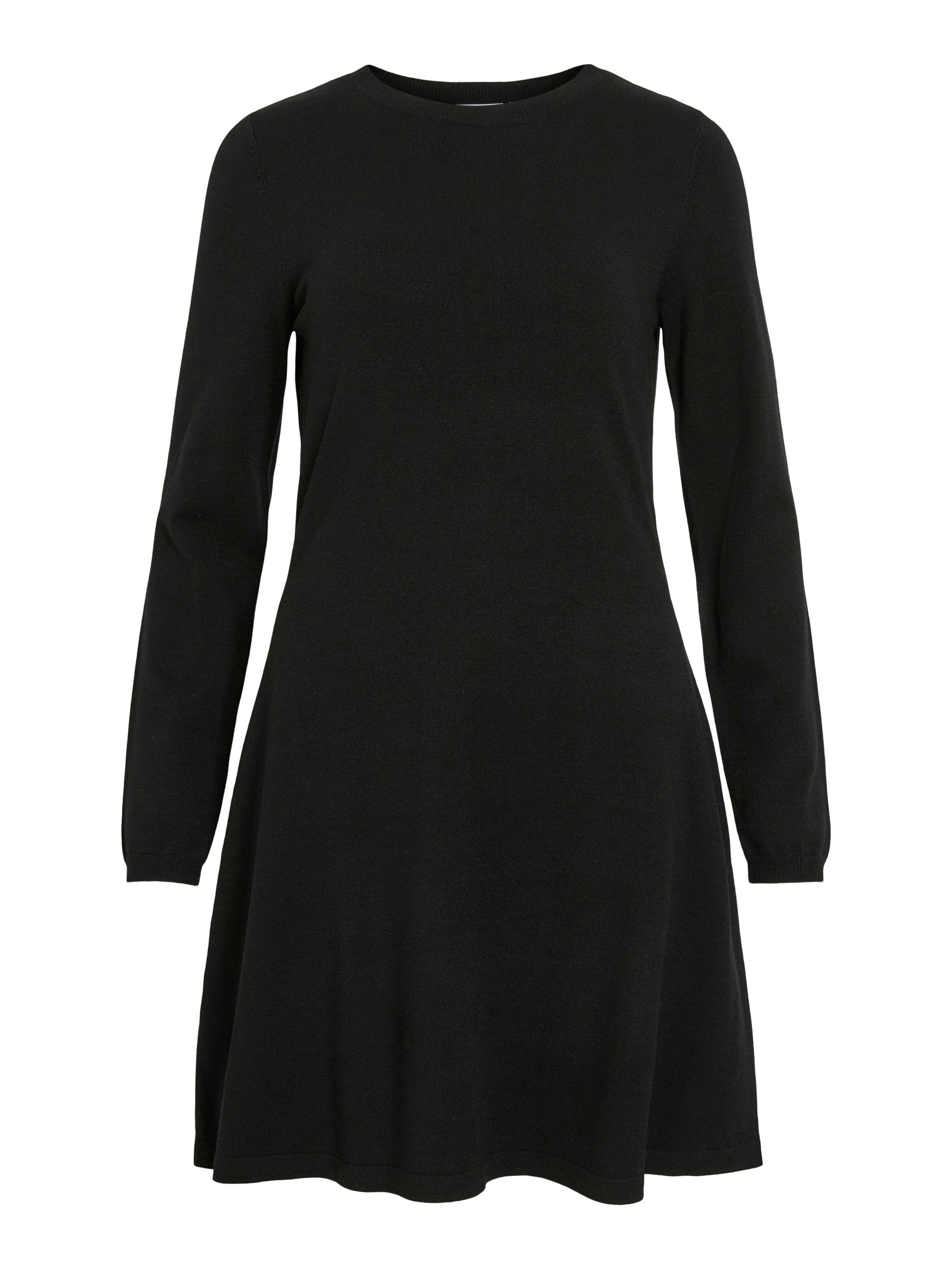 Vila Strickkleid »VICOMFY A-LINE O-NECK KNIT DRESS - NOOS«