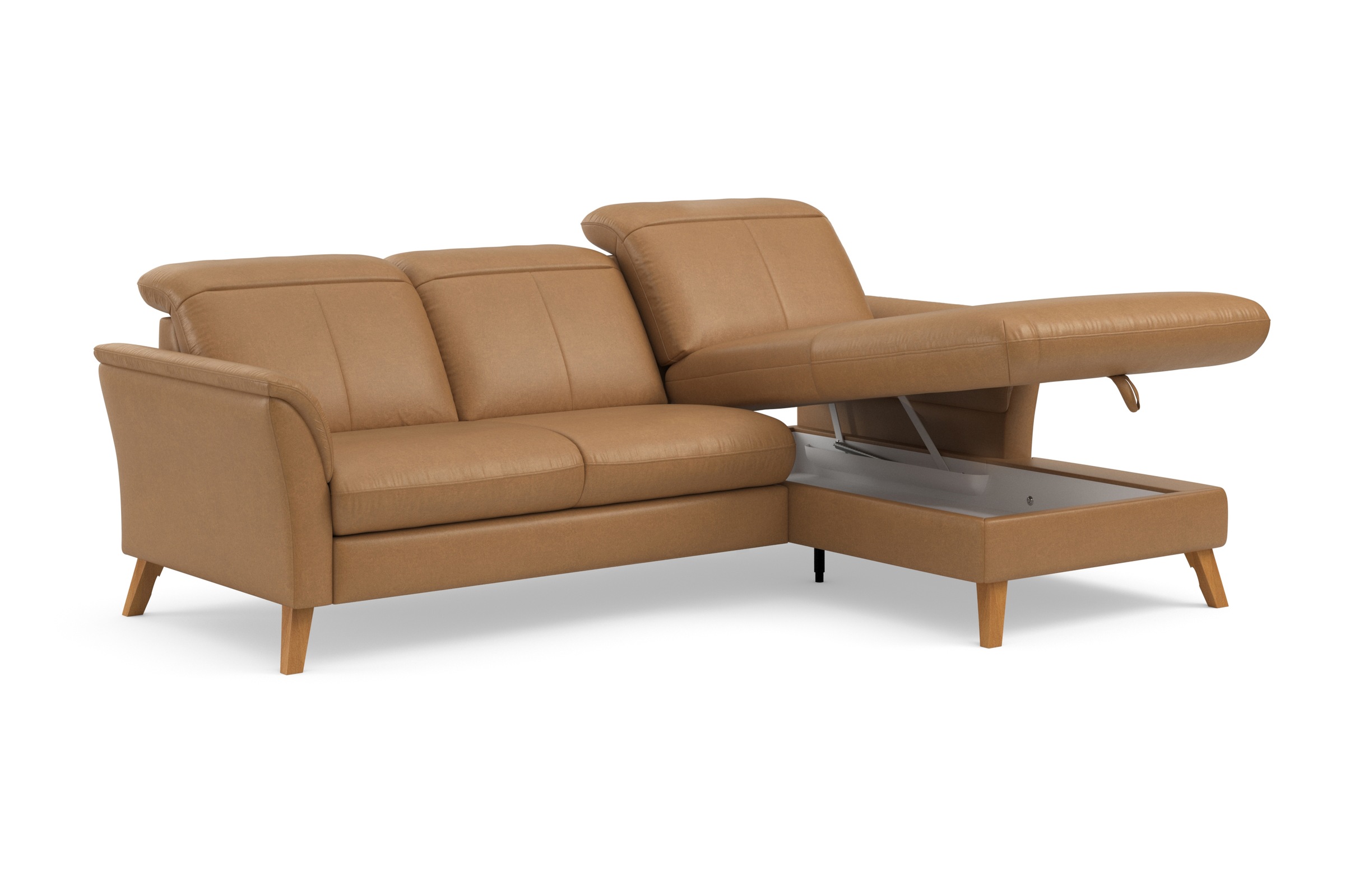 sit&more Ecksofa »Romero L-Form«, wahlweise mit oder ohne Relax-Funktion, Bettfunktion, Bettkasten