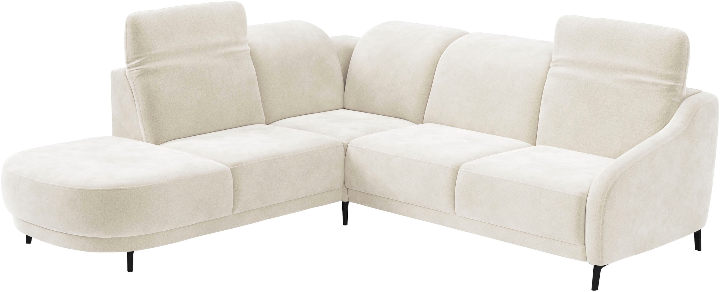 sit&more Canapé d'angle »Blues L-Form« au choix avec table rabattable et USB