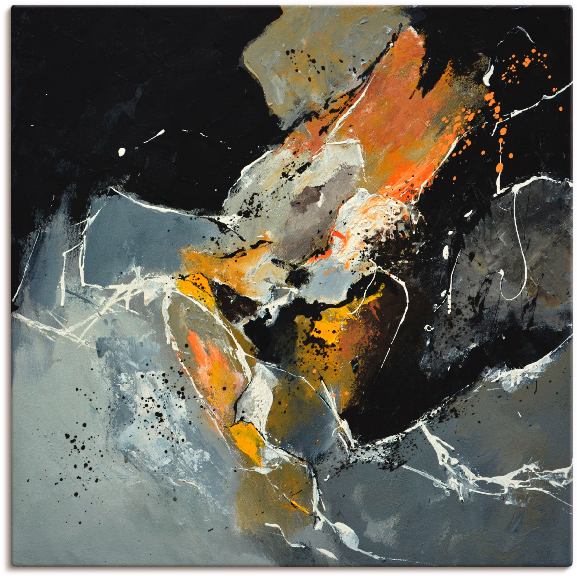 Image of Artland Leinwandbild "Abstrakt XV" Gegenstandslos 1 Stk. tlg. auf Holzrahmen gespannt