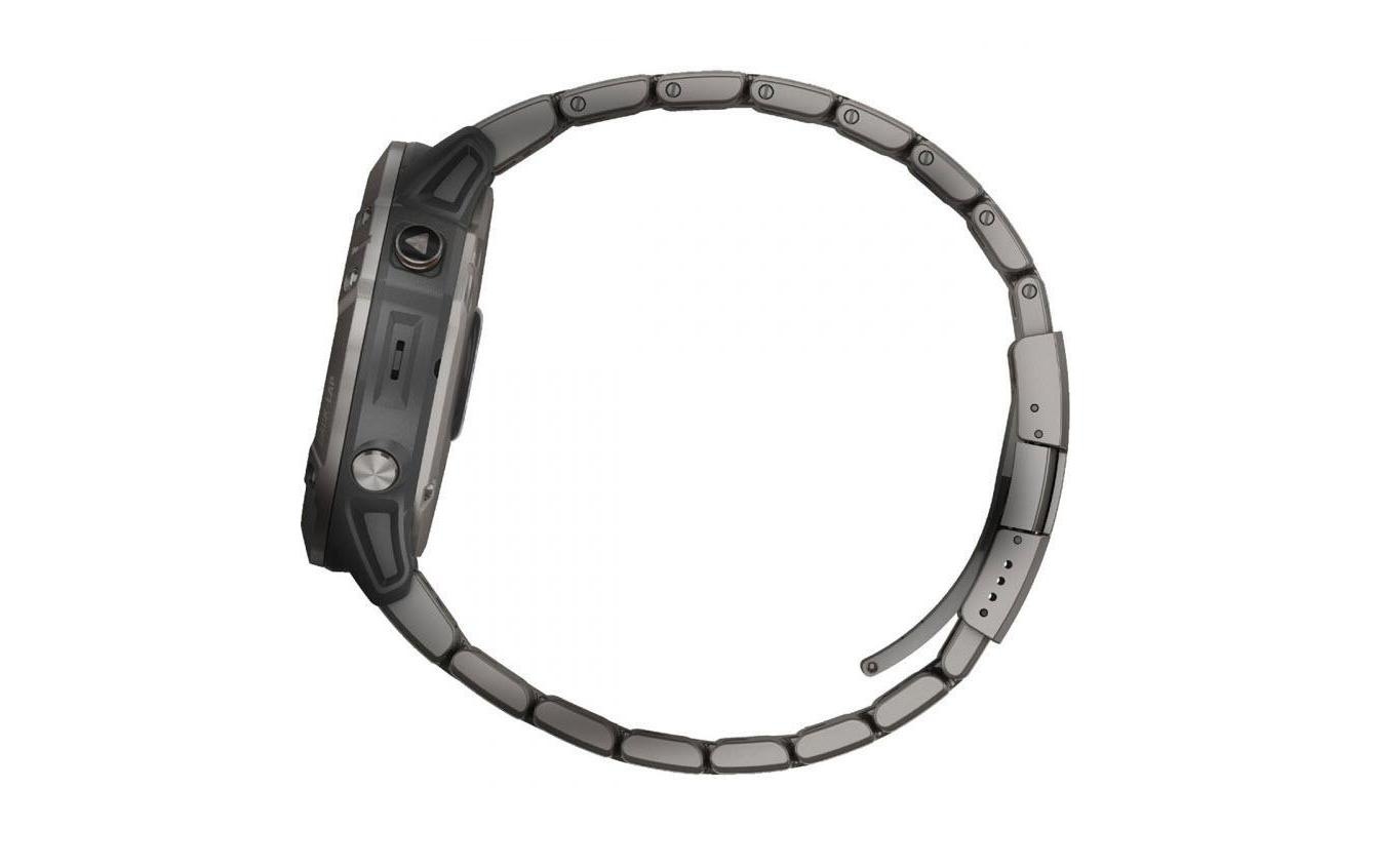 Garmin Fitnessuhr »Pro Solar Titanium Silberfarben«, (3,6 cm / 1,4 Zoll), 32 GB,)