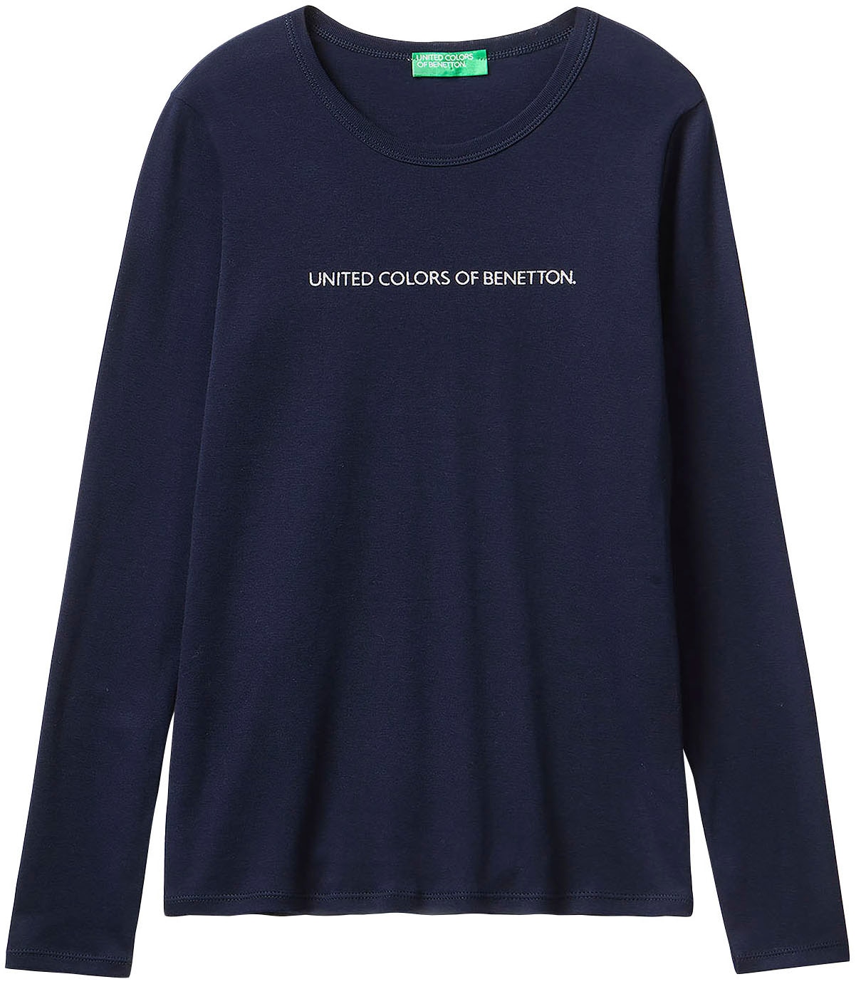 of Benetton Optik ♕ in Langarmshirt, kaufen Colors vielseitig versandkostenfrei United einsetzbarer