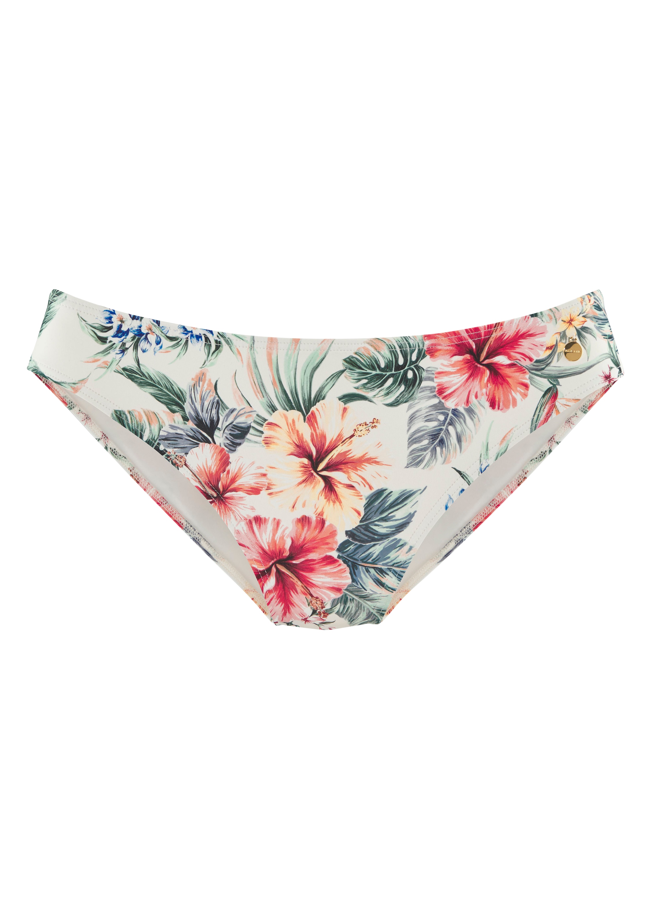 Image of LASCANA Bikini-Hose "Salsa" mit normalem Schnitt und tollem Blumenprint
