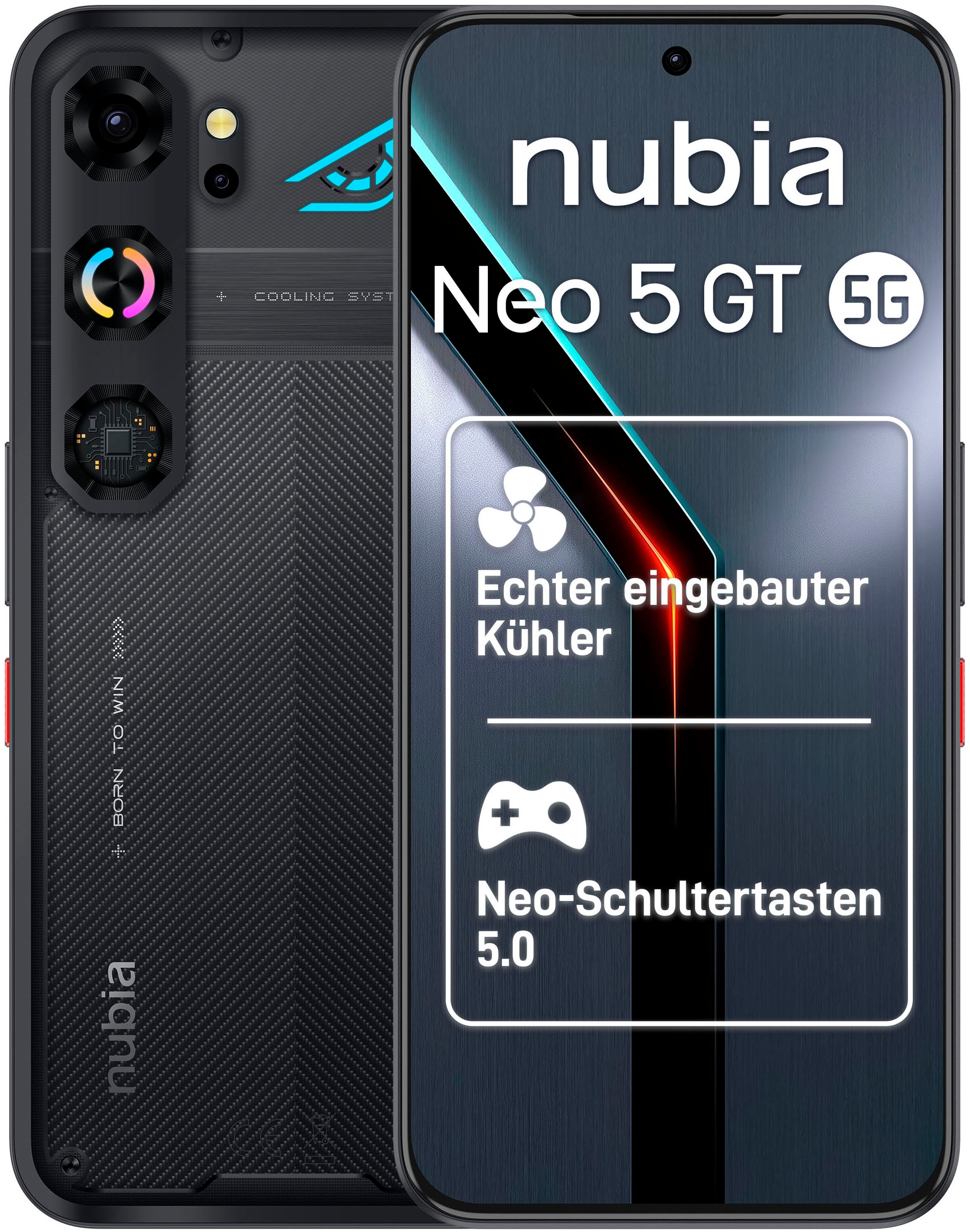 Image of Nubia Smartphone "Nubia Neo 5 GT 12+256GB" Black