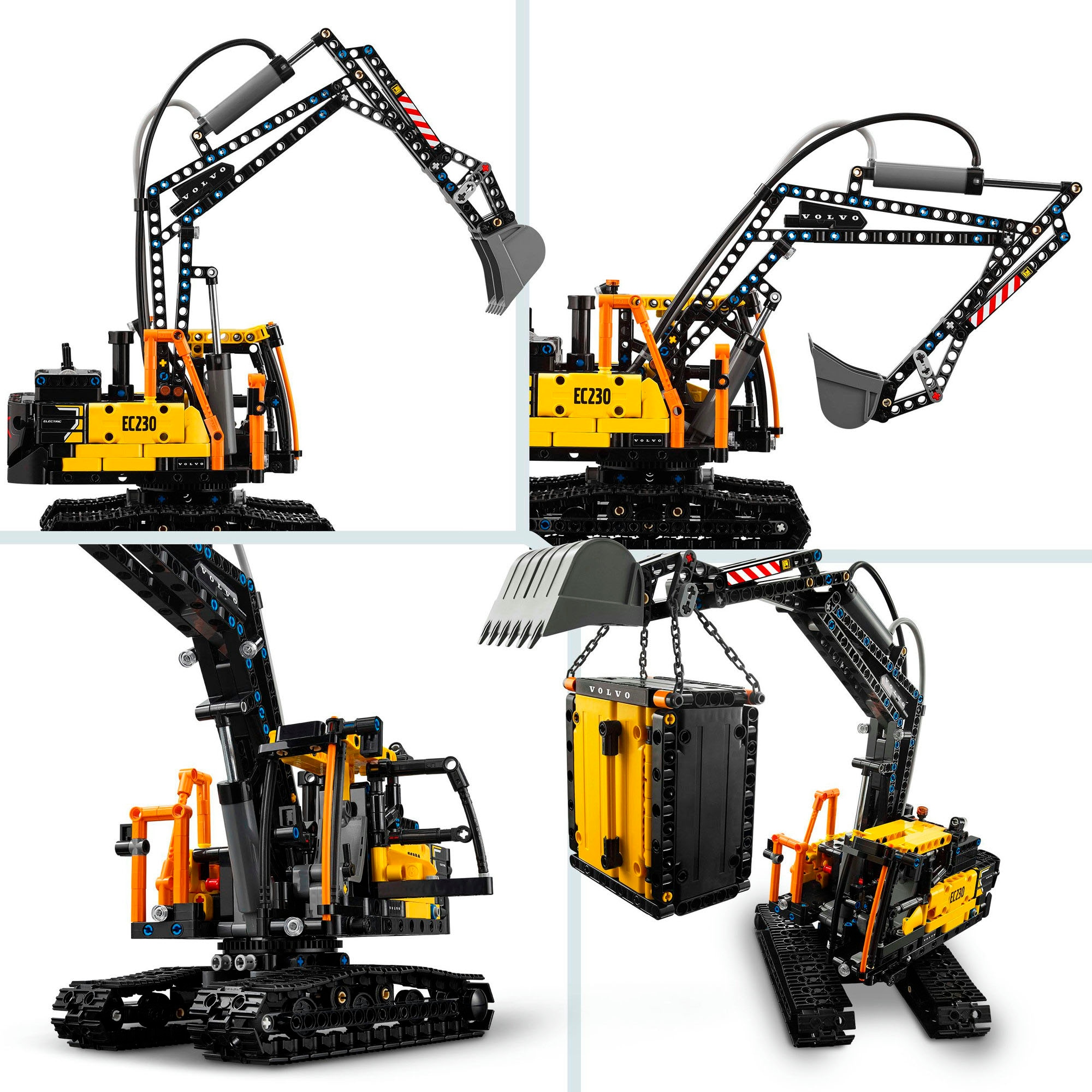 LEGO® Pions de construction »Volvo FMX LKW mit EC230 Electric Raupenbagger (42175), LEGO Technic« Made in Europe