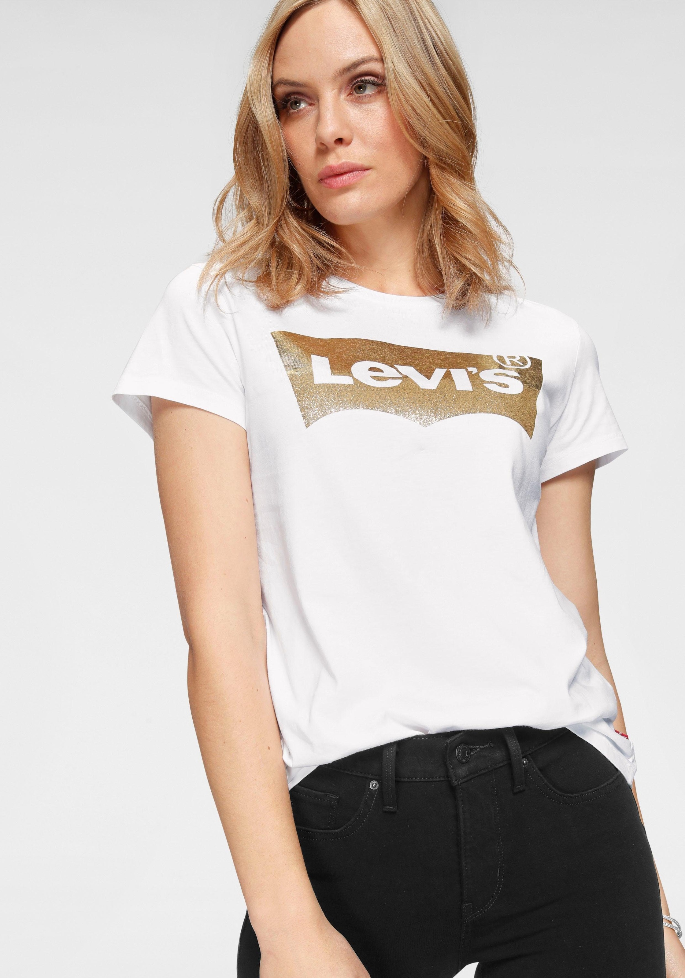 Image of Levi's® T-Shirt »Batwing«, mit Logo - Glitzerprint bei Ackermann Versand Schweiz