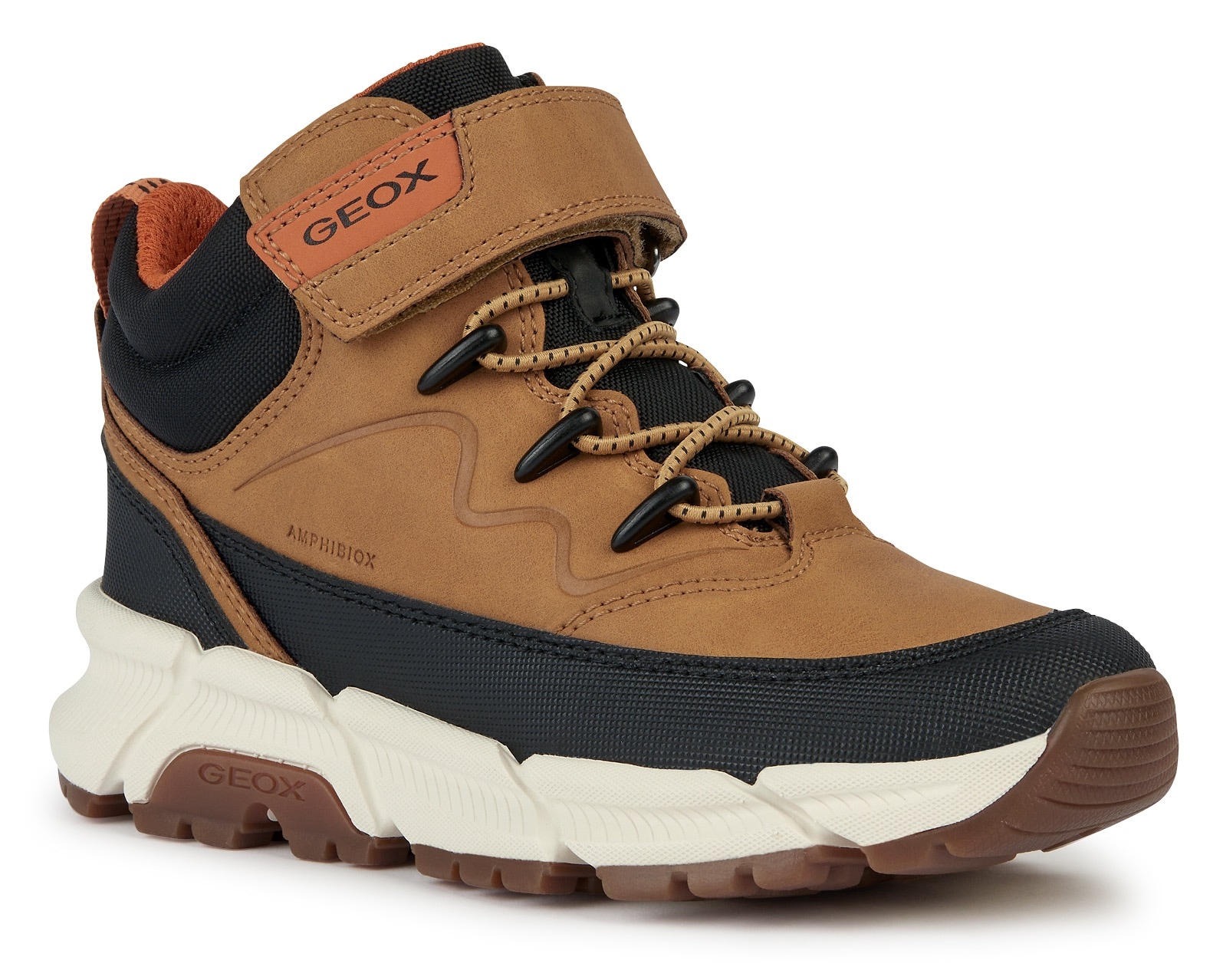 Geox Winterboots »J FLEXYPER PLUS BOY ABX«, High Top Sneaker, Schnürboots mit wasserabweisender TEX-Ausstattung