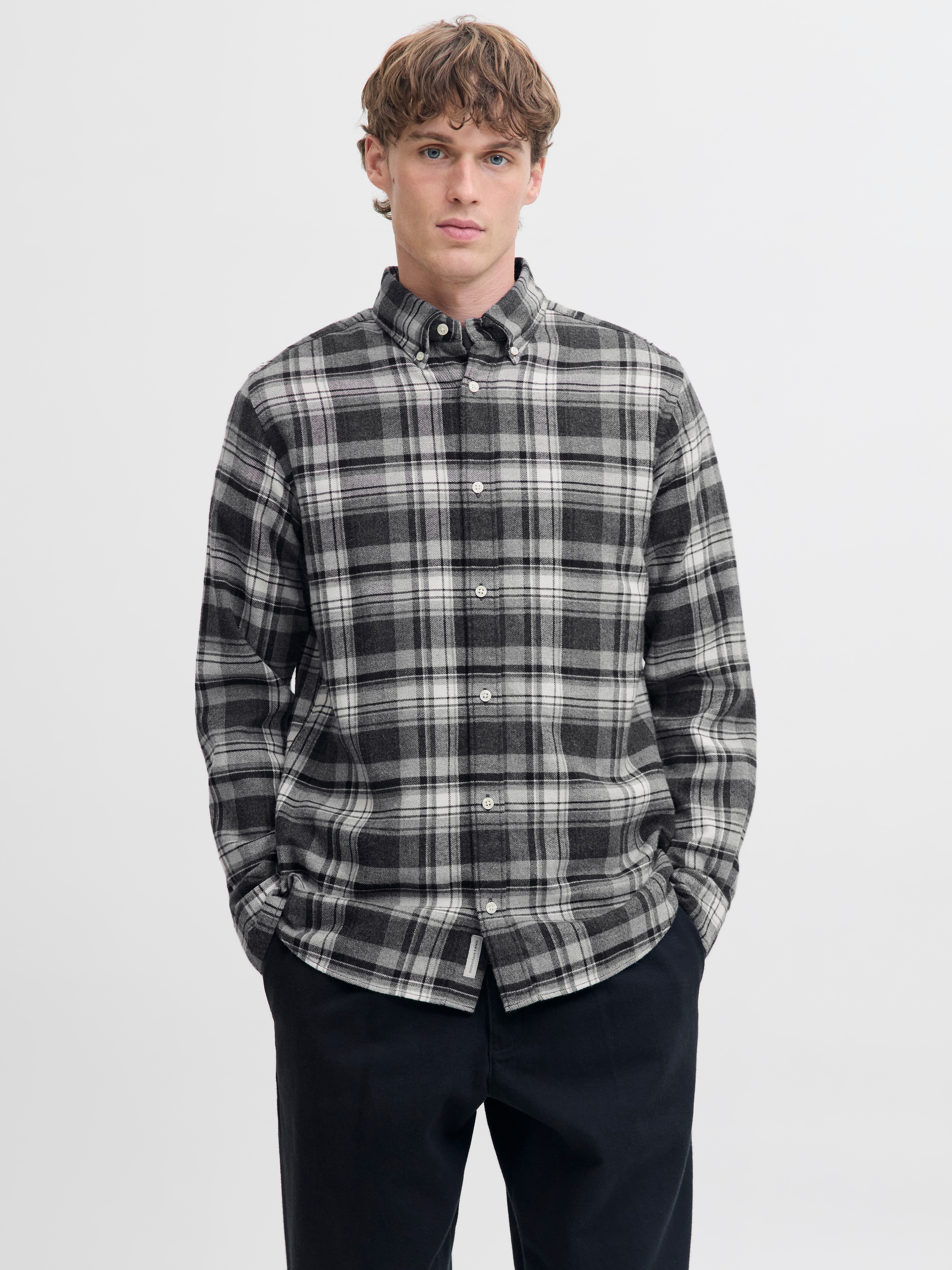 Jack & Jones Langarmhemd »JPRBLUBARKLEY FLANNEL X-MAS L/S SHIRT CH«