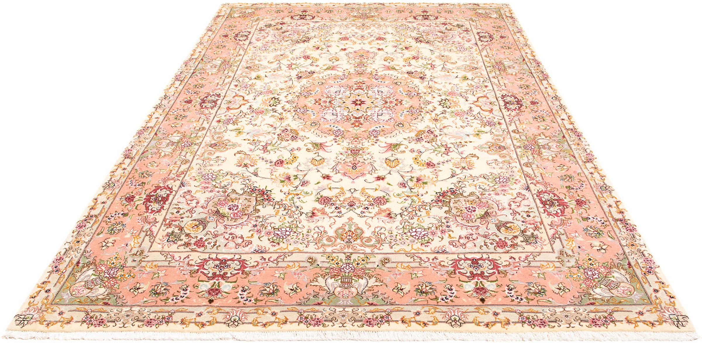 Image of morgenland Orientteppich »Perser - Classic - 304 x 200 cm - beige«, rechteckig, 10 mm Höhe, Wohnzimmer, Handgeknüpft, Einzelstück mit Zertifikat bei Ackermann Versand Schweiz