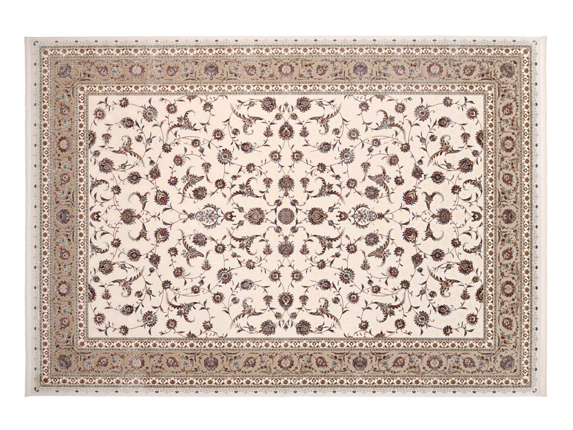 OCI DIE TEPPICHMARKE Teppich »MYSTIC HERITAGE«, rechteckig, 7 mm Höhe, florale Muster in 3D-Optik, maschinell gewebt, Viskose