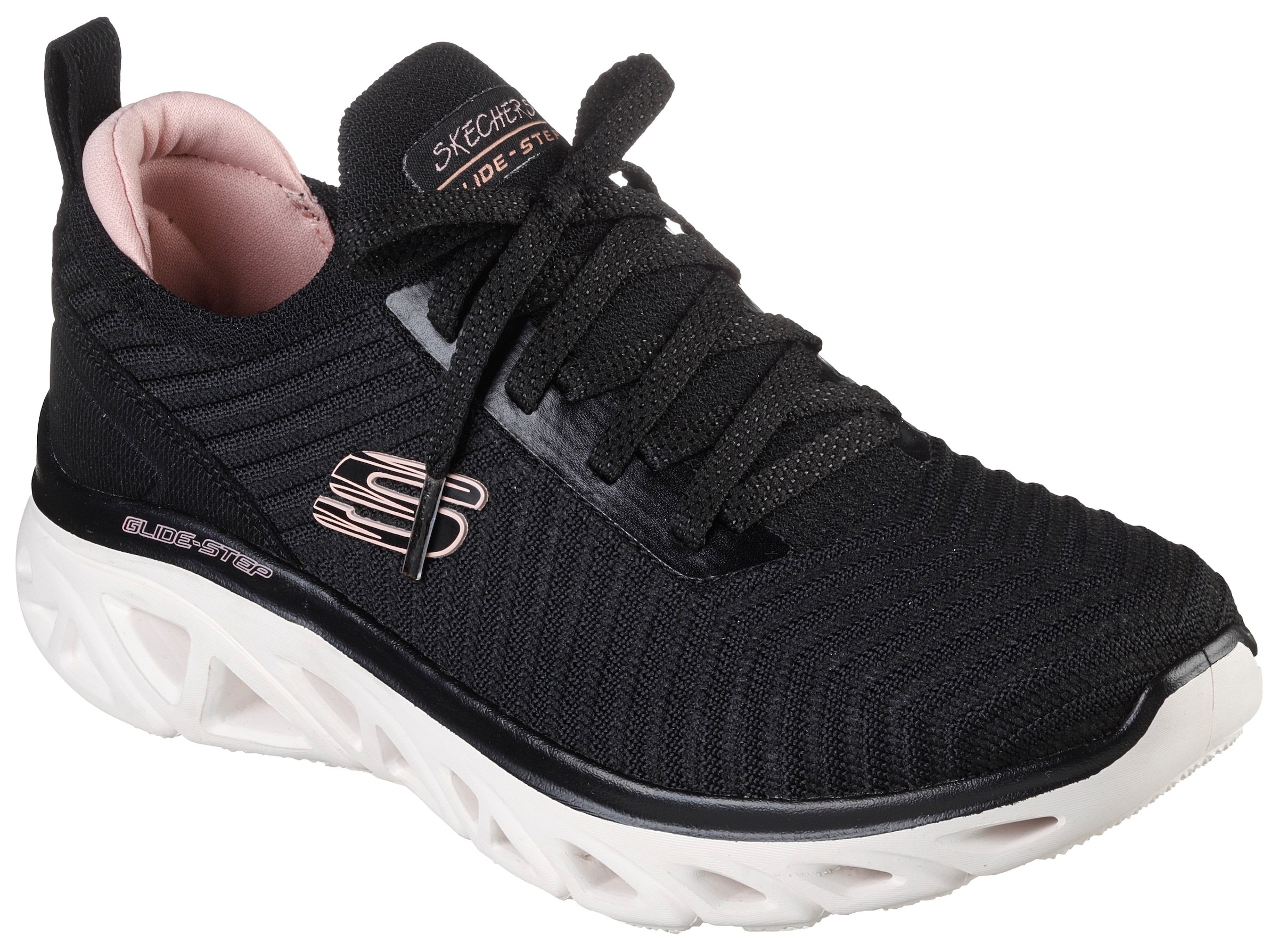 Image of Skechers Slip-On Sneaker »GLIDE-STEP SPORT NEW HYPE«, mit aufgesetzter Schnürung bei Ackermann Versand Schweiz