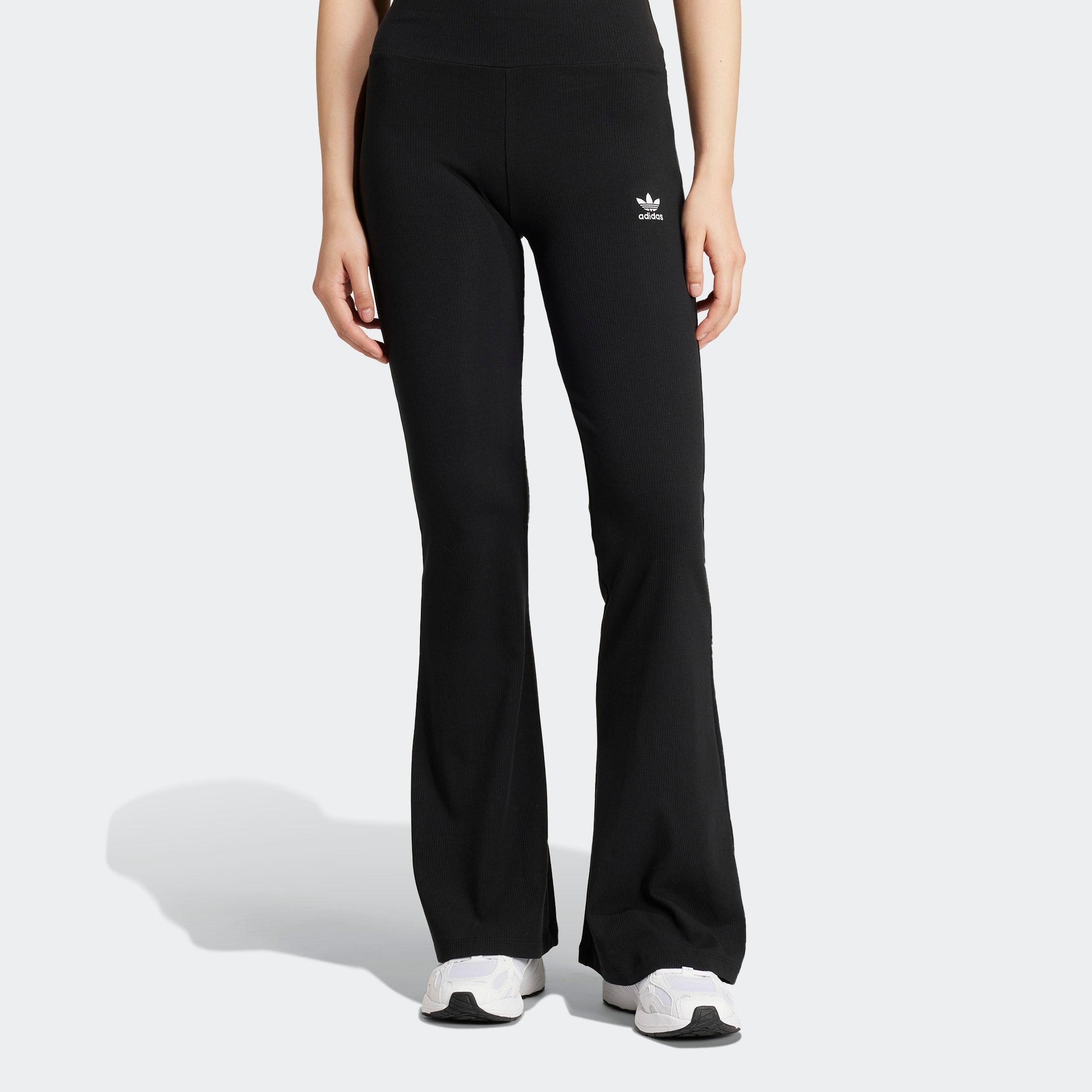 adidas Originals Leggings »ESSENTIALS RIB FLARED«  mit ausgestelltem Bein und Ripp Optik, hoher Bund