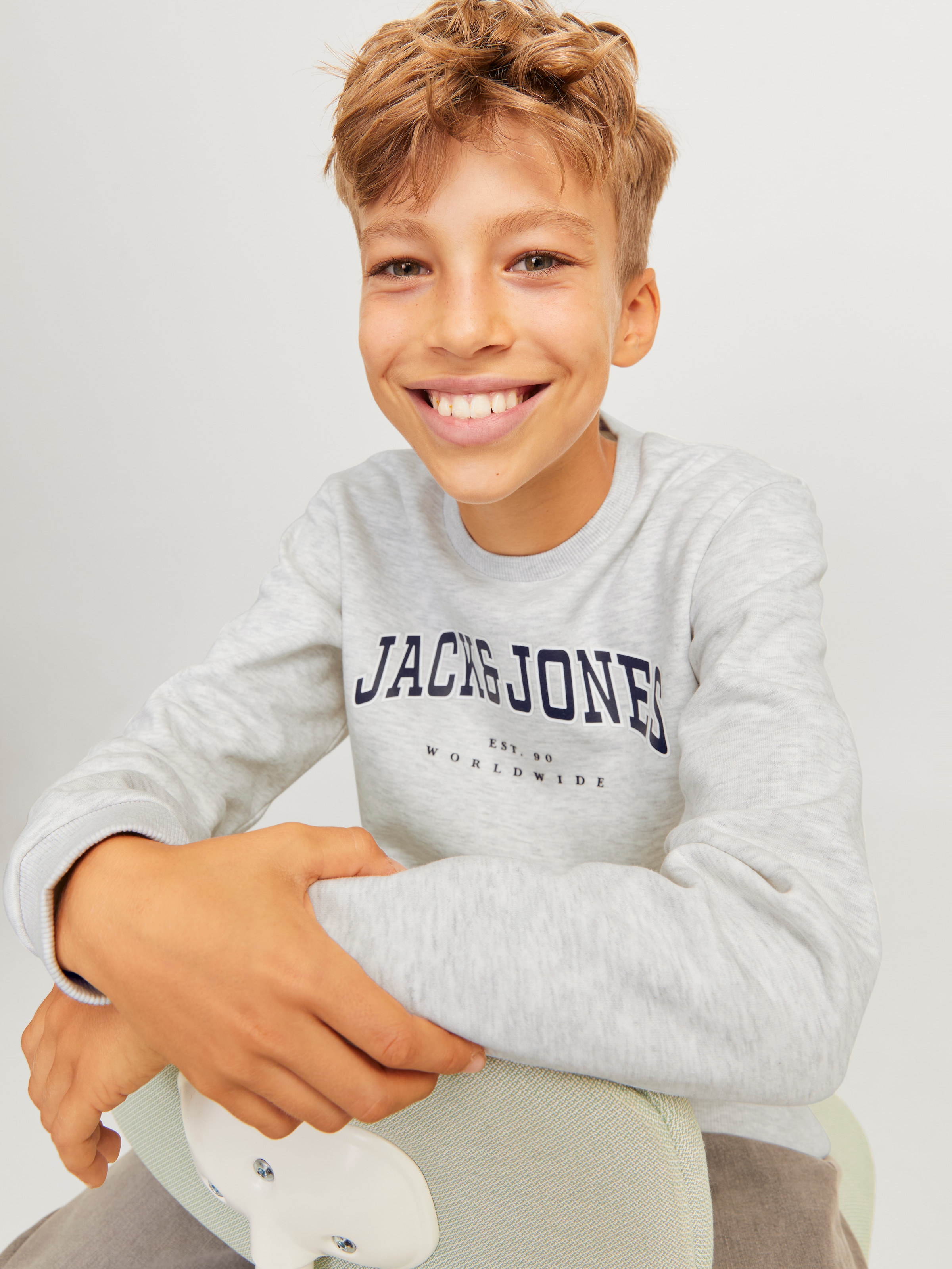 Jack & Jones Junior Sweatshirt »JJECALEB VARSITY SWEAT CREW NECK SN JNR«