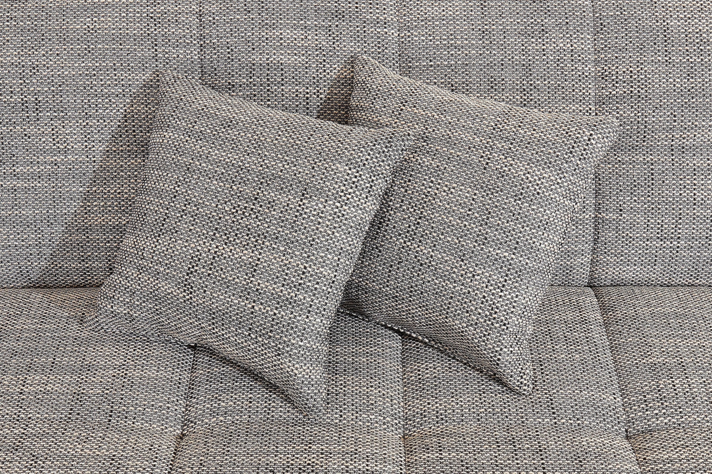 DOMO collection Ecksofa »Moric, L-Form, XXL-Sofa - Breite 300cm«, wahlweise mit Bettfunktion und Armteilverstellung, weiss-grau