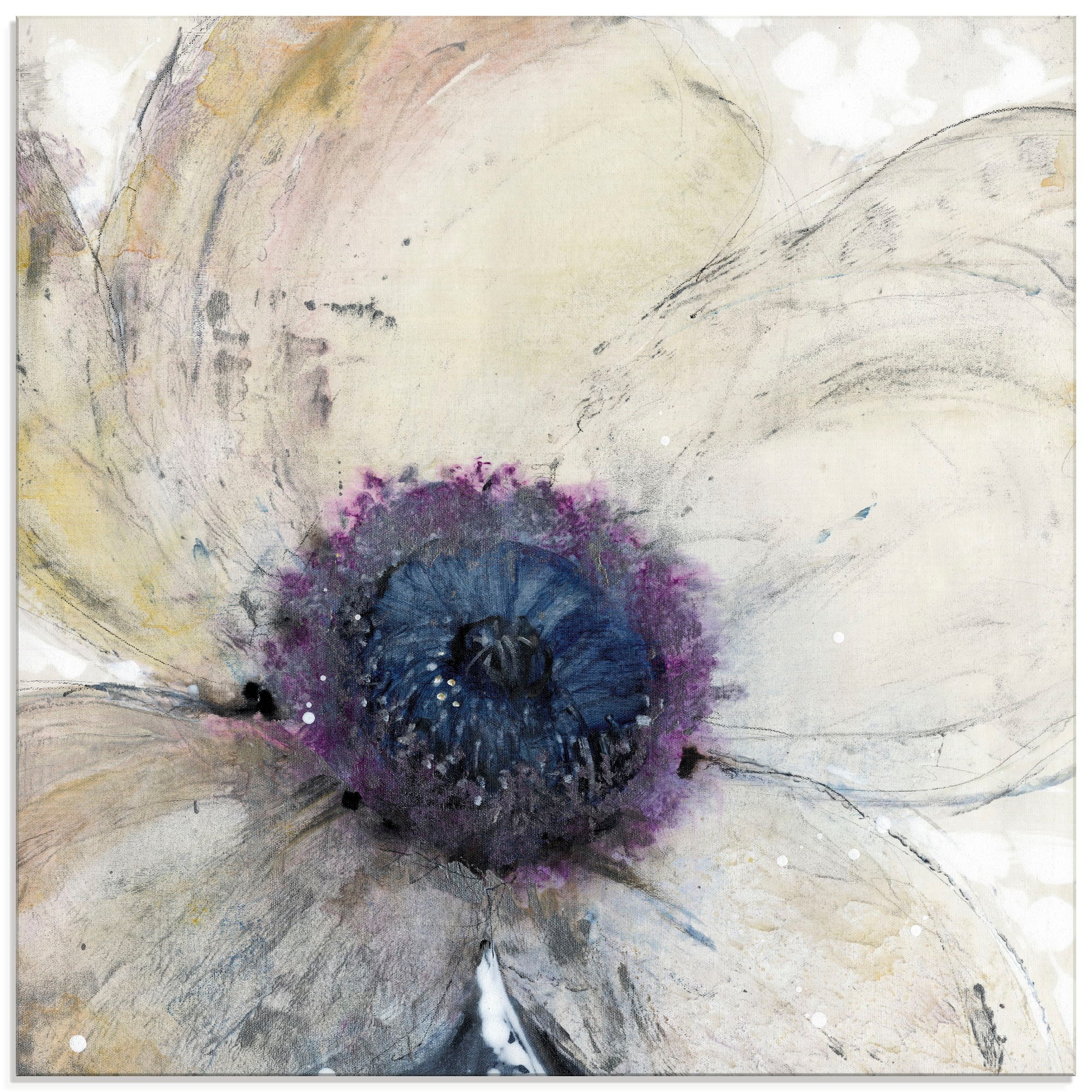Image of Artland Glasbild "Blumenfluss II" Blumen 1 Stk. tlg. in verschiedenen Grössen