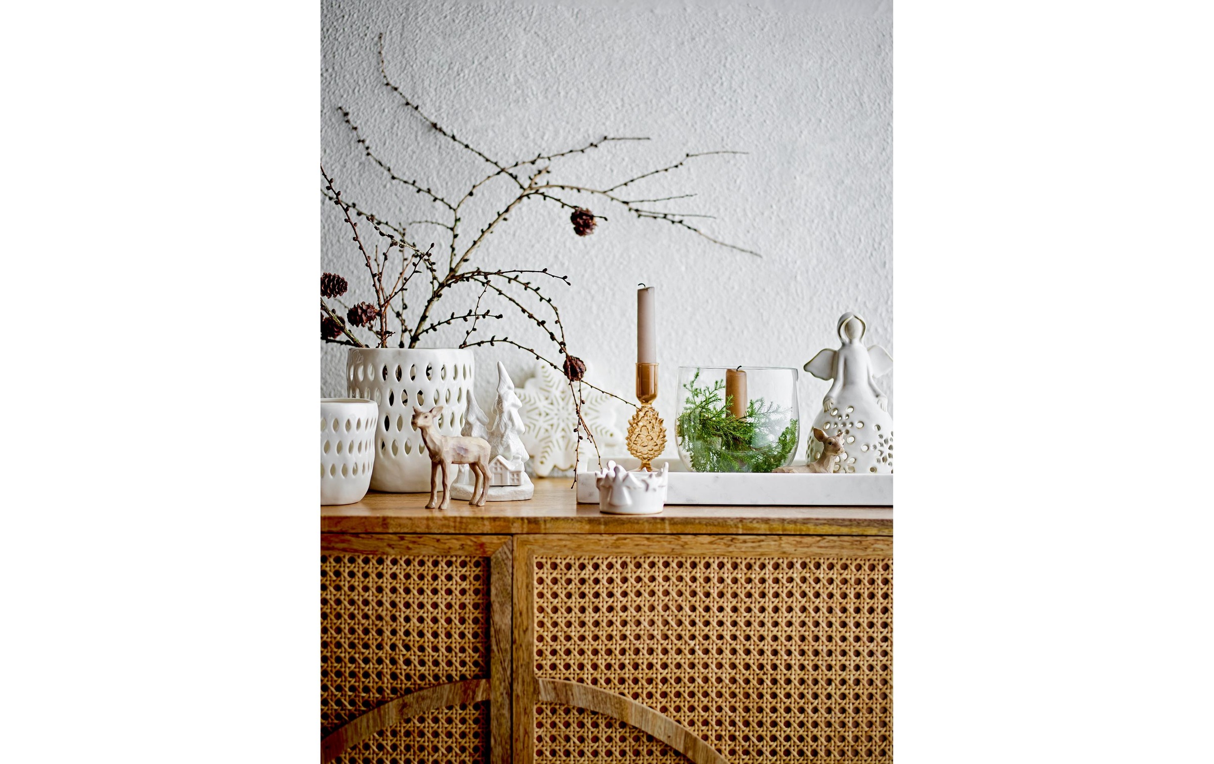 Bloomingville Figurine de Noël »Tuan Hirsch, 3-teilig«