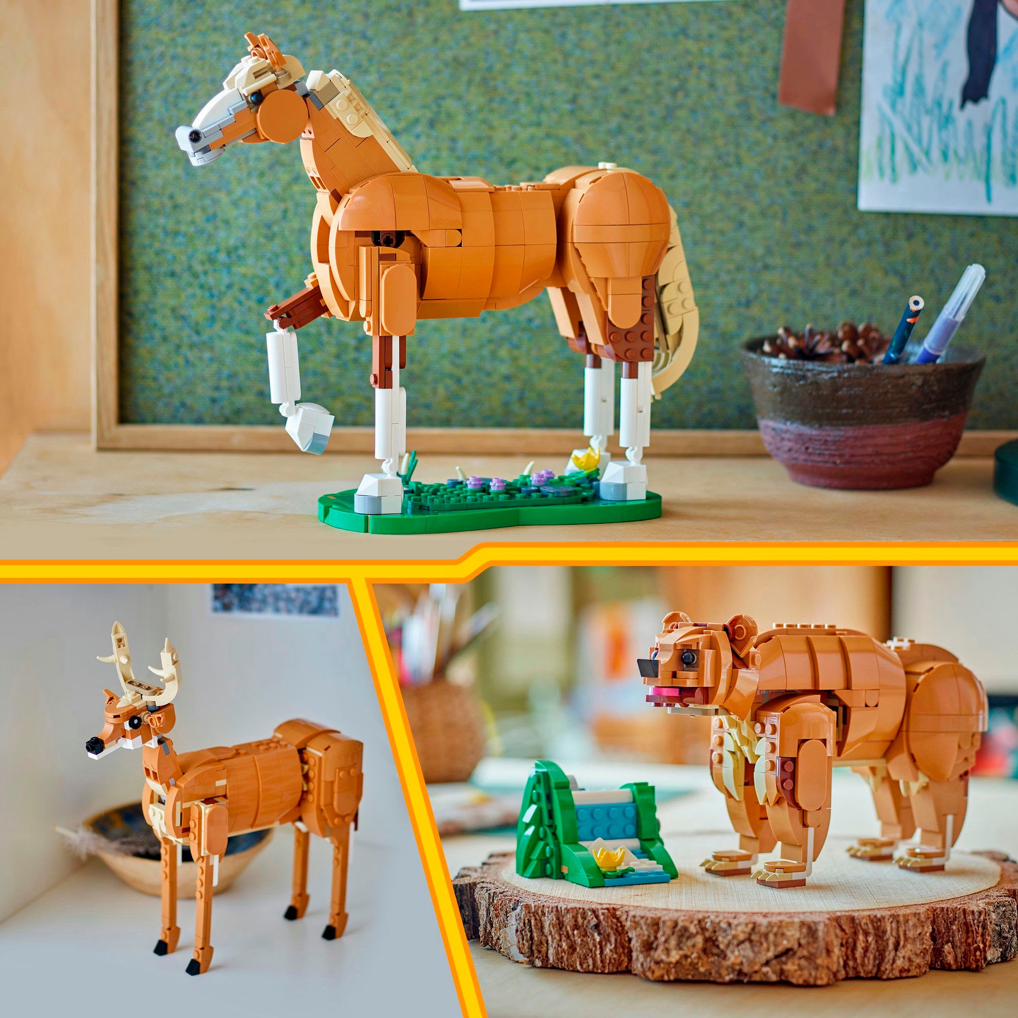 LEGO® Konstruktionsspielsteine »Prächtiges Ross (31166), LEGO LEGO Creator« Made in Europe