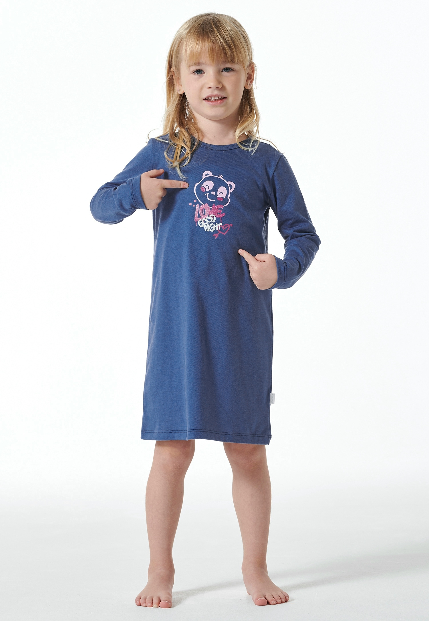 Image of Schiesser Nachthemd "Girls World" mit niedlichem Motiv auf der Brust