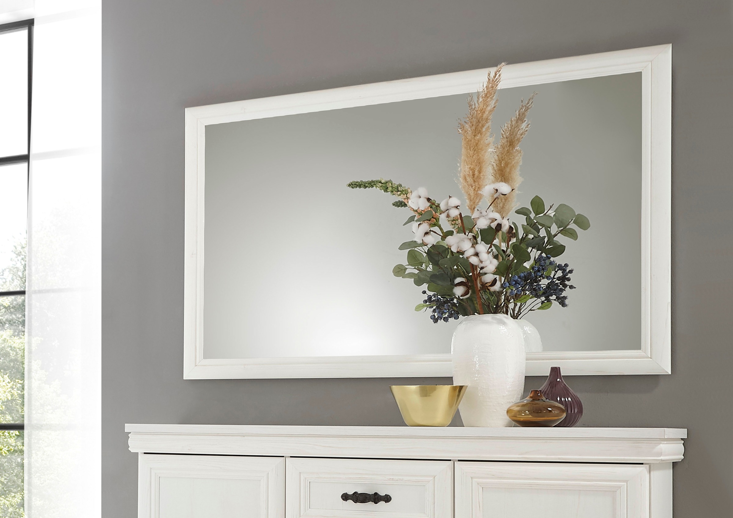 Image of GOODproduct Wandspiegel "Royal, moderner Spiegel, Garderobenspiegel" universell einsetzbar, rechteckig, 112 cm breit