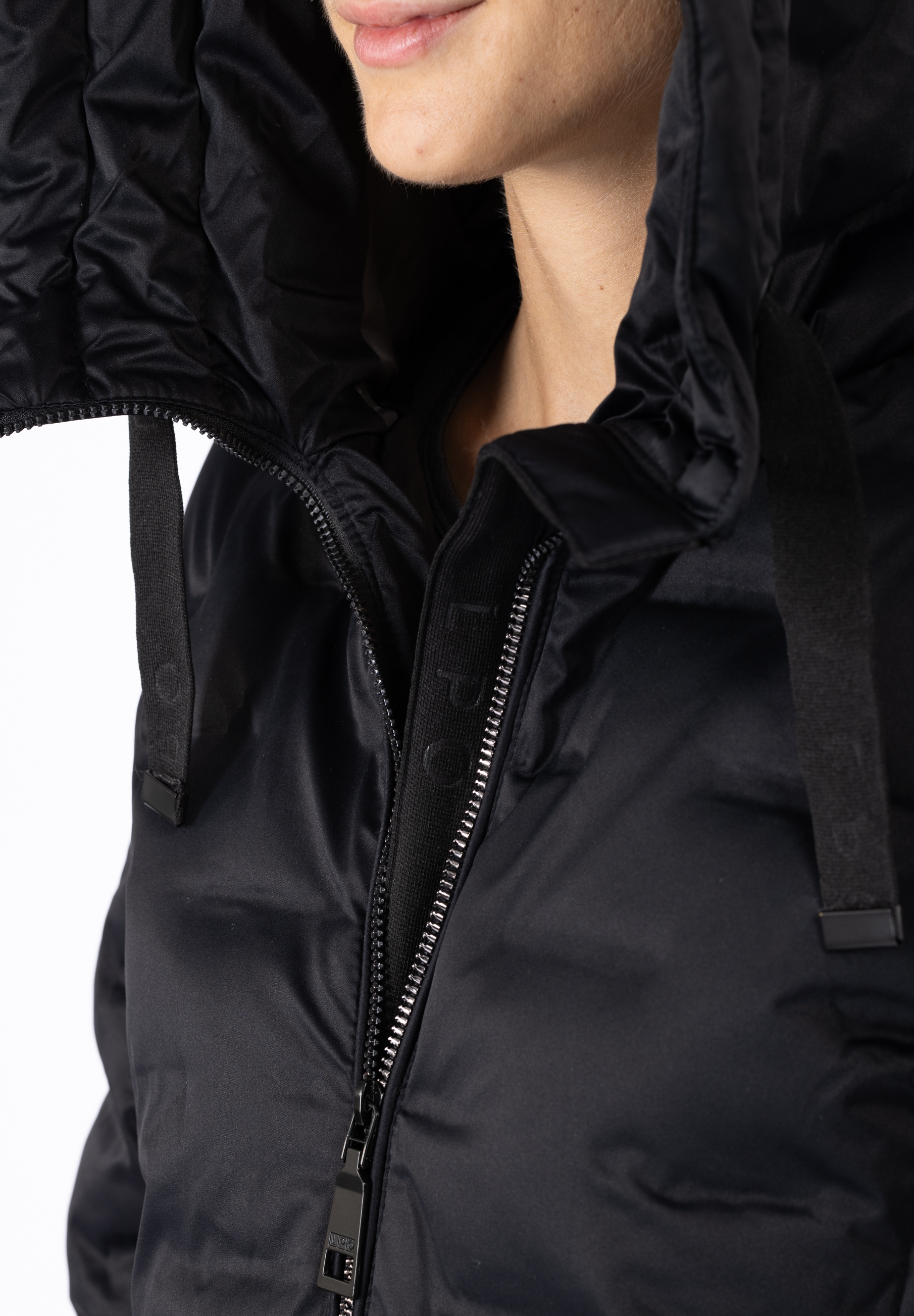 LPO Steppjacke »MARA II LONG« mit Kapuze auch in Grossen Grössen erhältlich