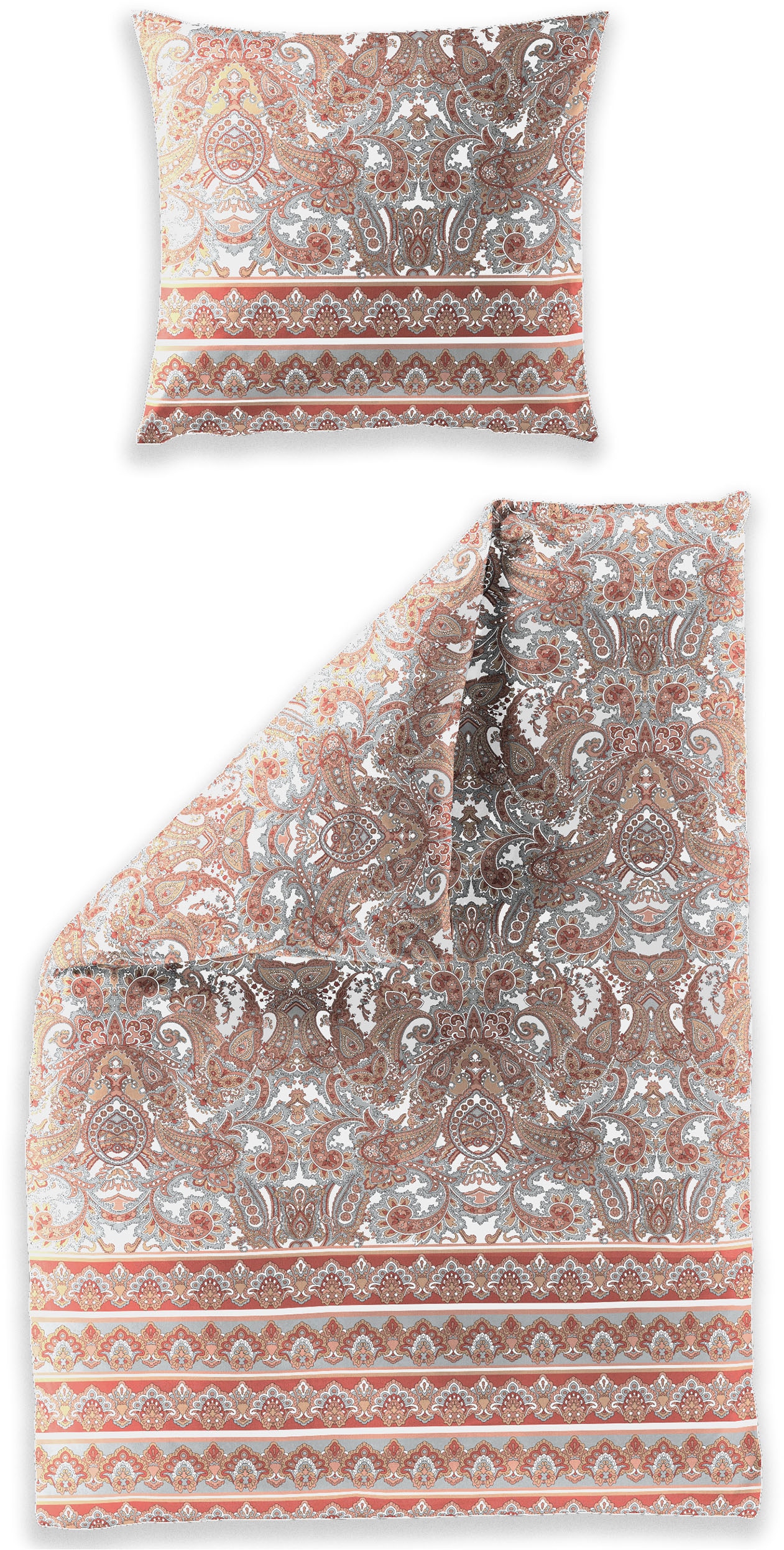 Image of BIERBAUM Bettwäsche "3371" 2 Stk. Mako-Satin, 100 % Baumwolle, pflegeleicht