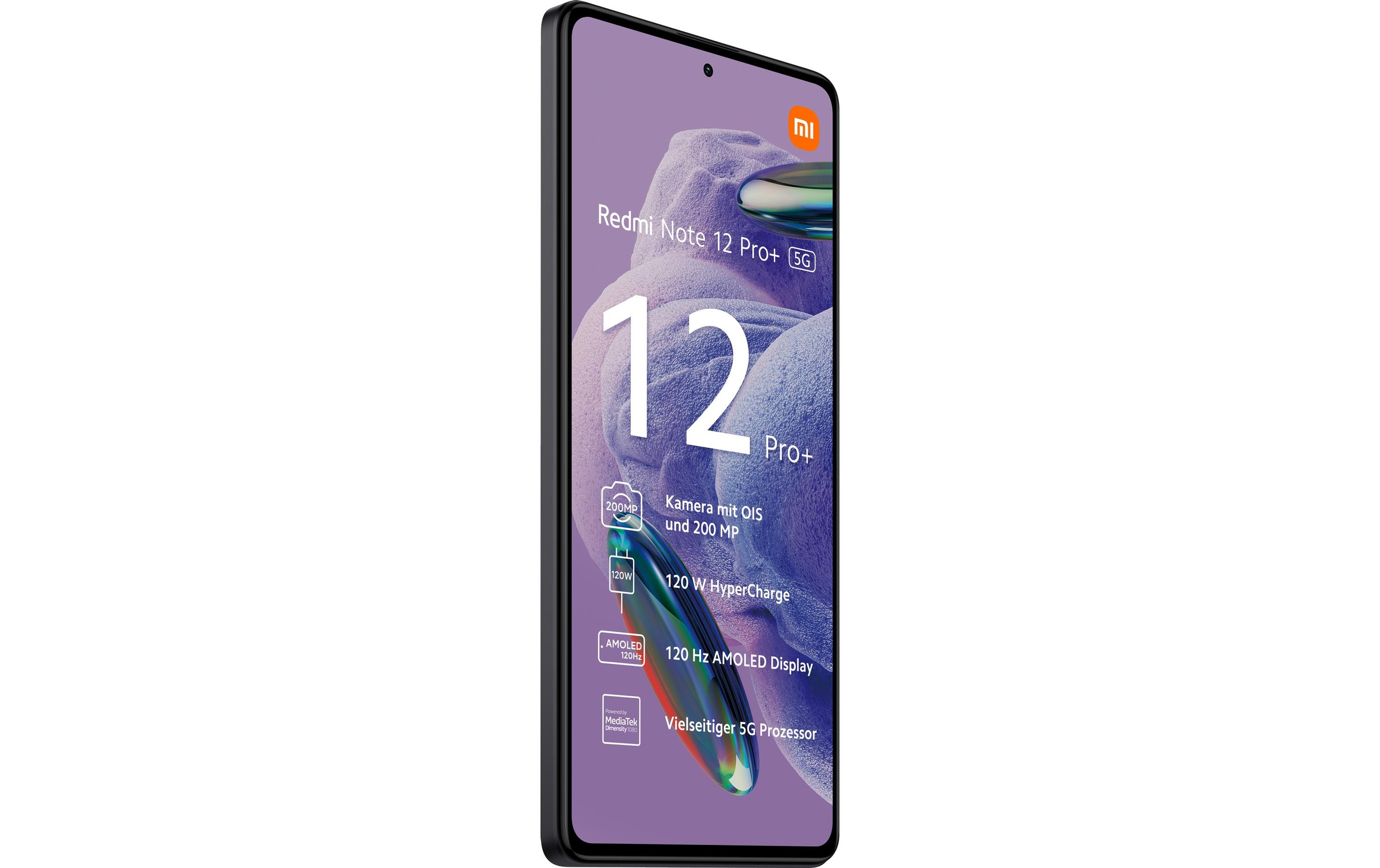 Xiaomi Smartphone »Xiaomi Redmi Note 12 PRO+ 5G 256GB black«, Schwarz