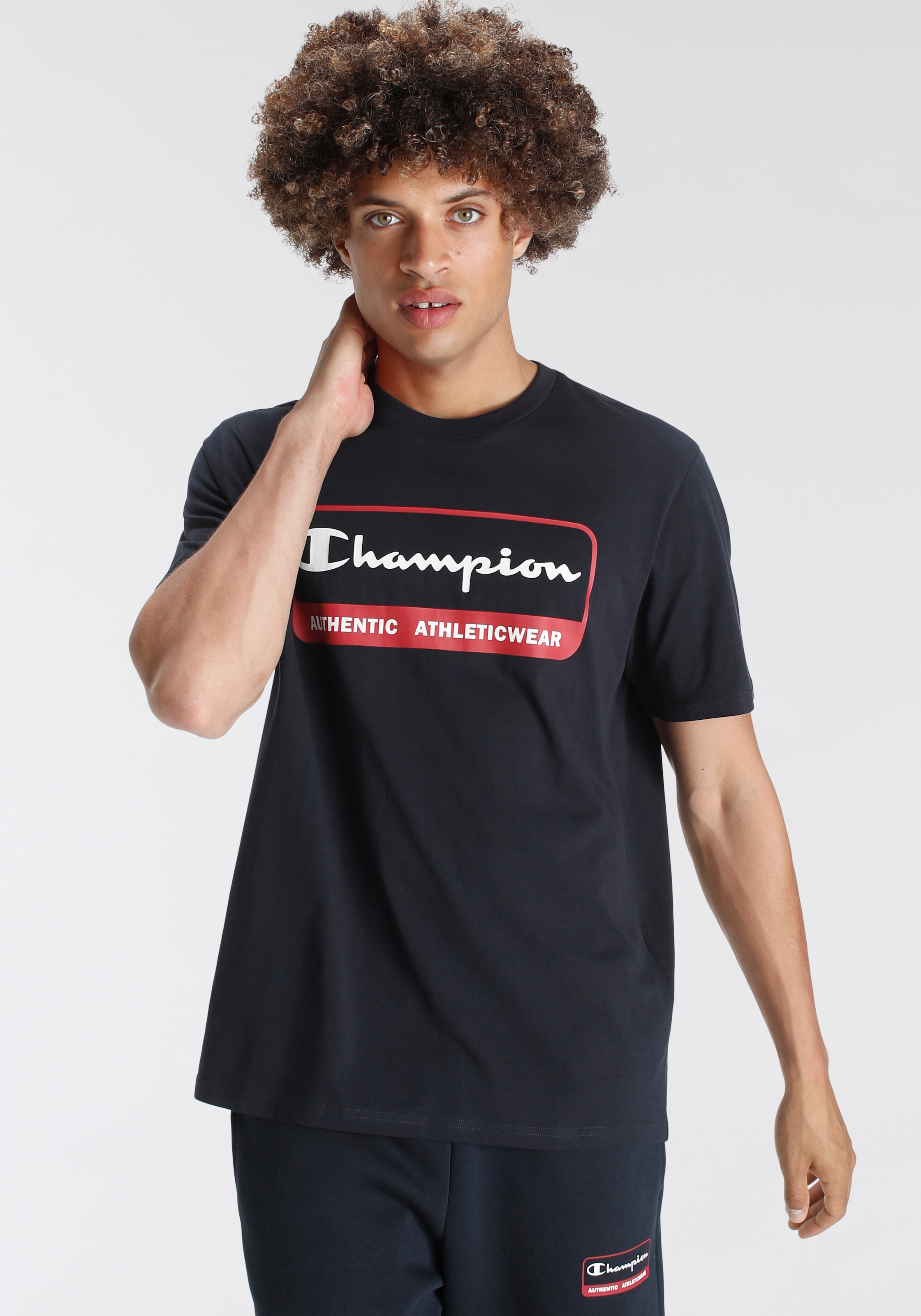 T-Shirt ♕ Champion versandkostenfrei »Graphic Crewneck auf T-Shirt« Shop