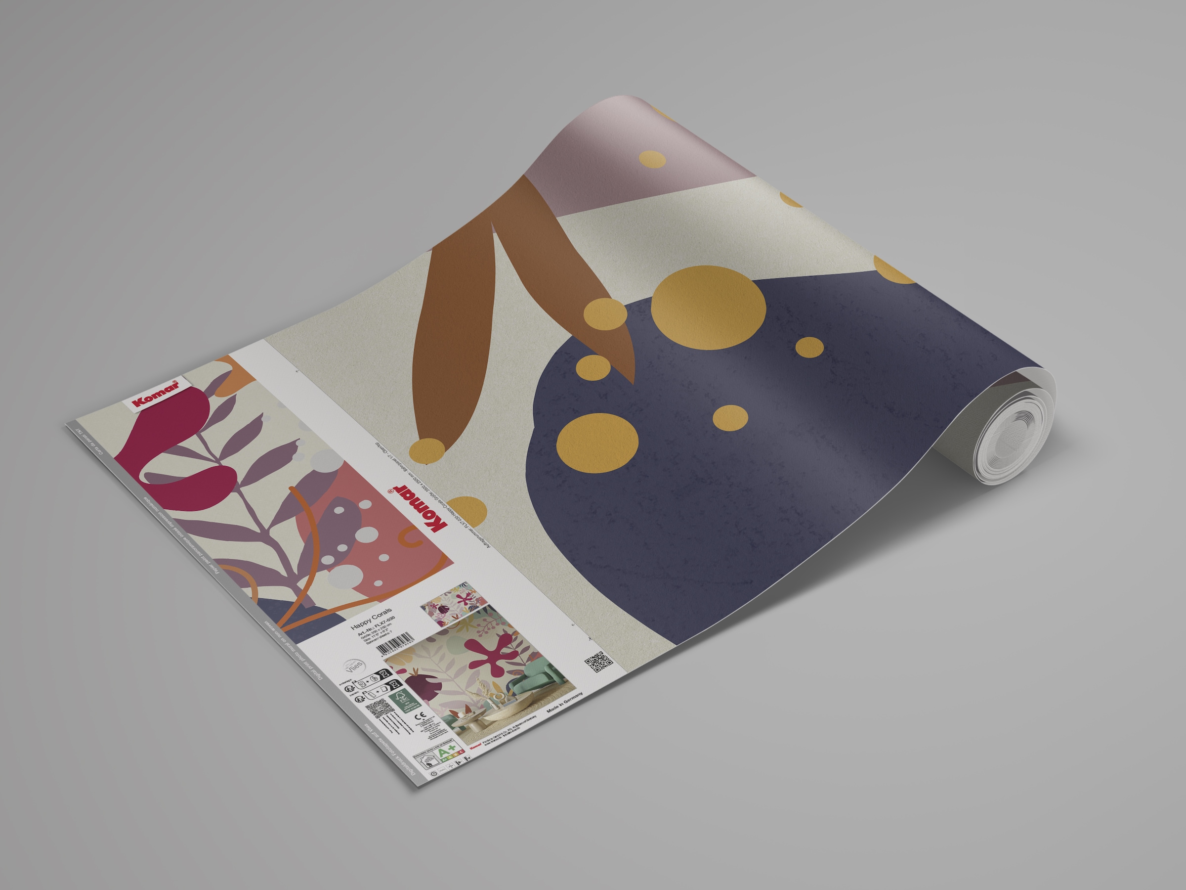 Komar Papier peint photo »Komar Vlies Fototapete - Happy Corals - Grösse 350 x 250 cm« imprimé