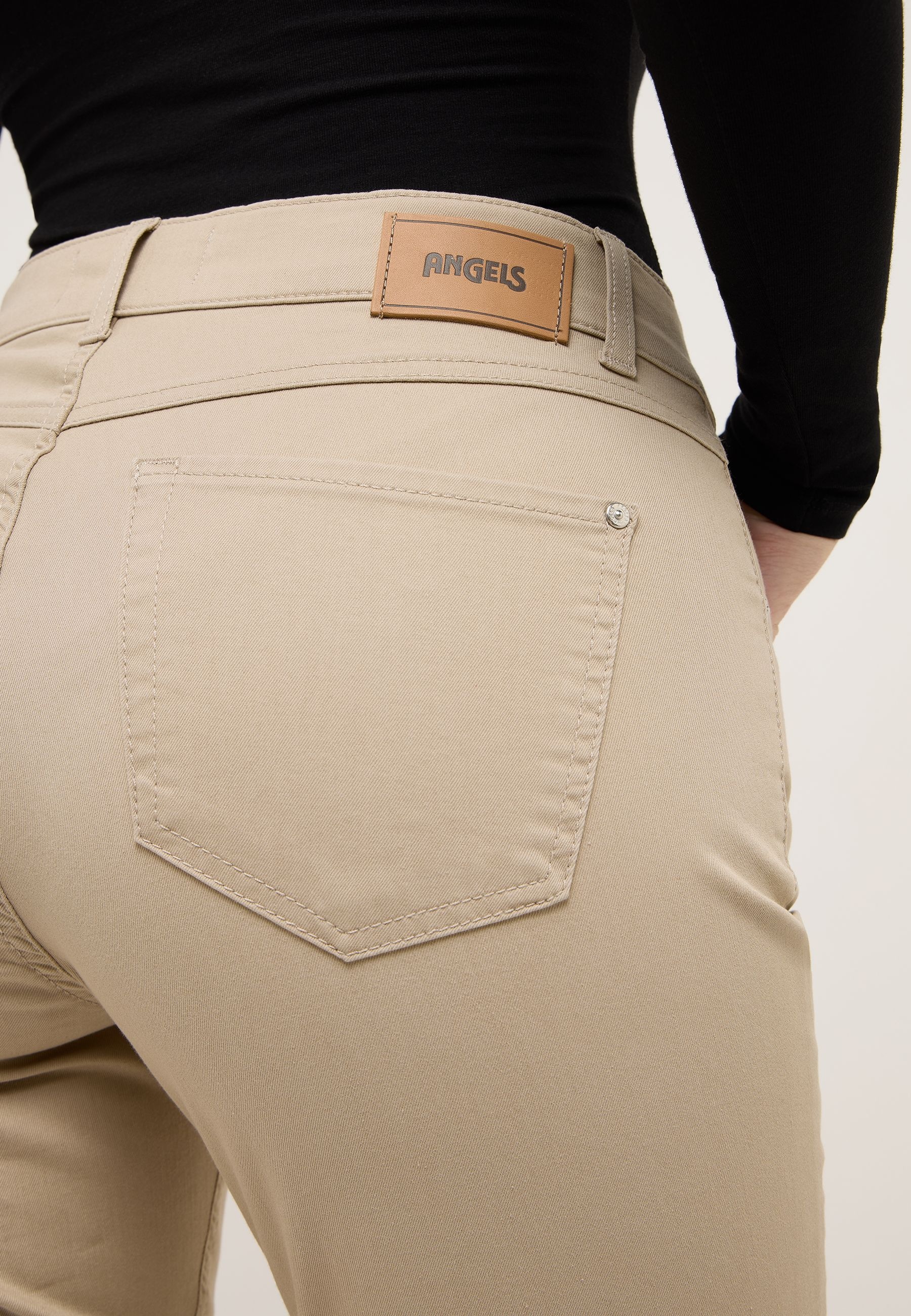 ANGELS Jeans slim »CAPRI TURN UP« style Five-Pocket