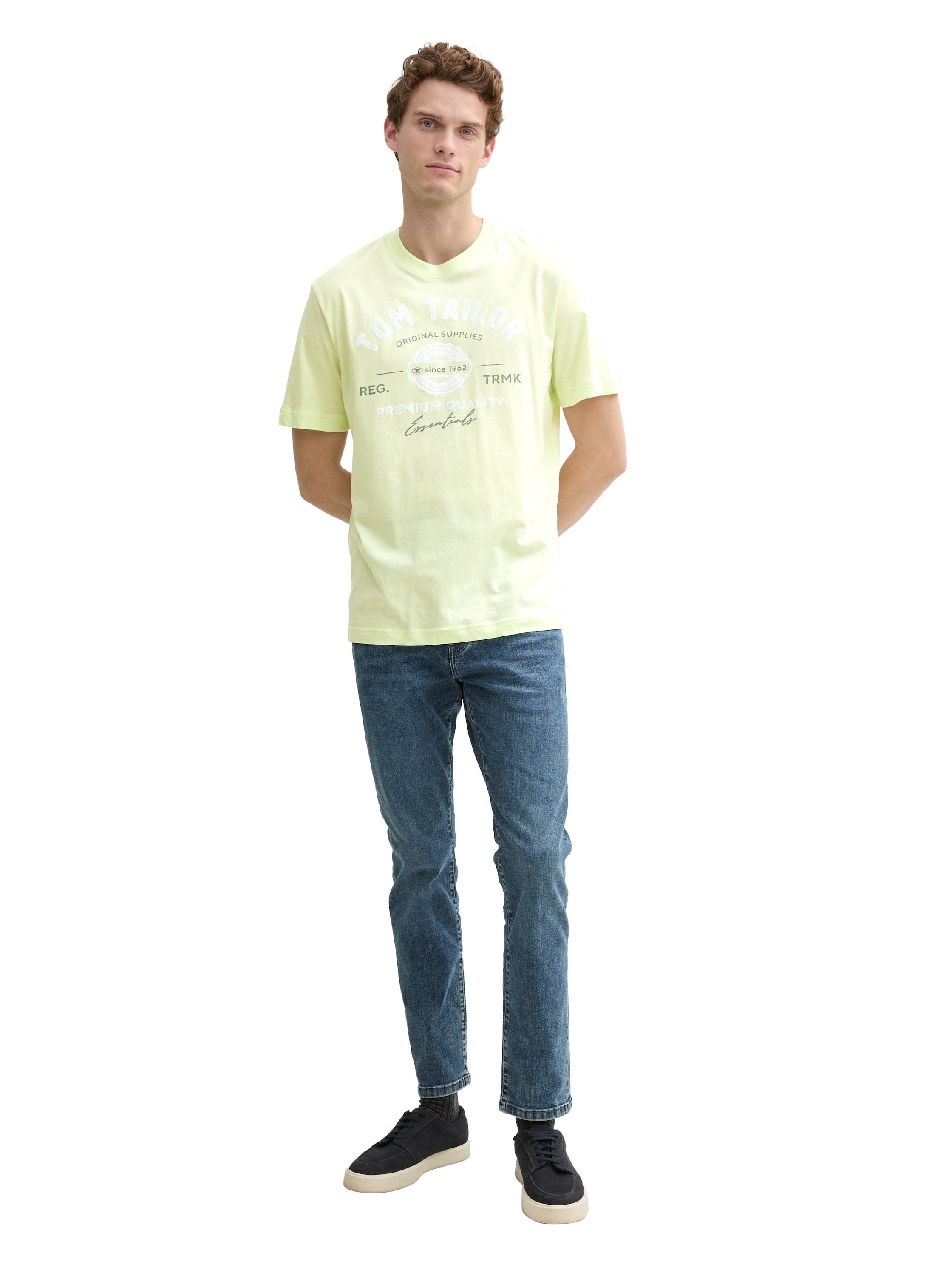TOM TAILOR T-Shirt, mit grossem Logofrontprint