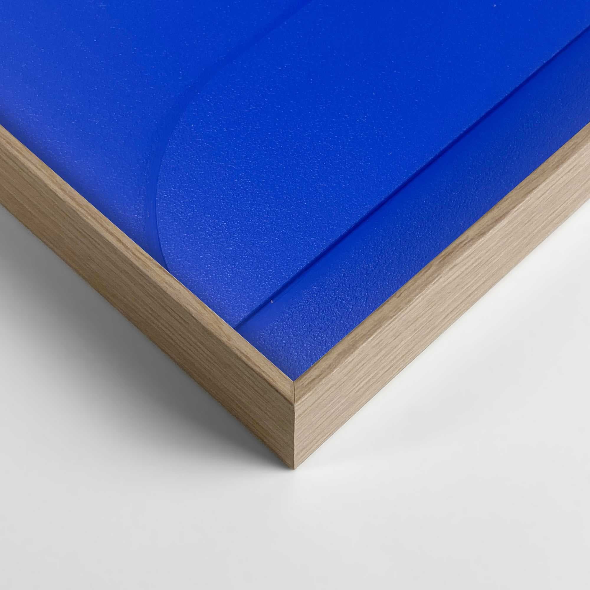 Reinders! Wandbild »Shapes - cobalt blue« Wohnzimmer-Relief-3D-Abstrakt-MDF-50x70 cm