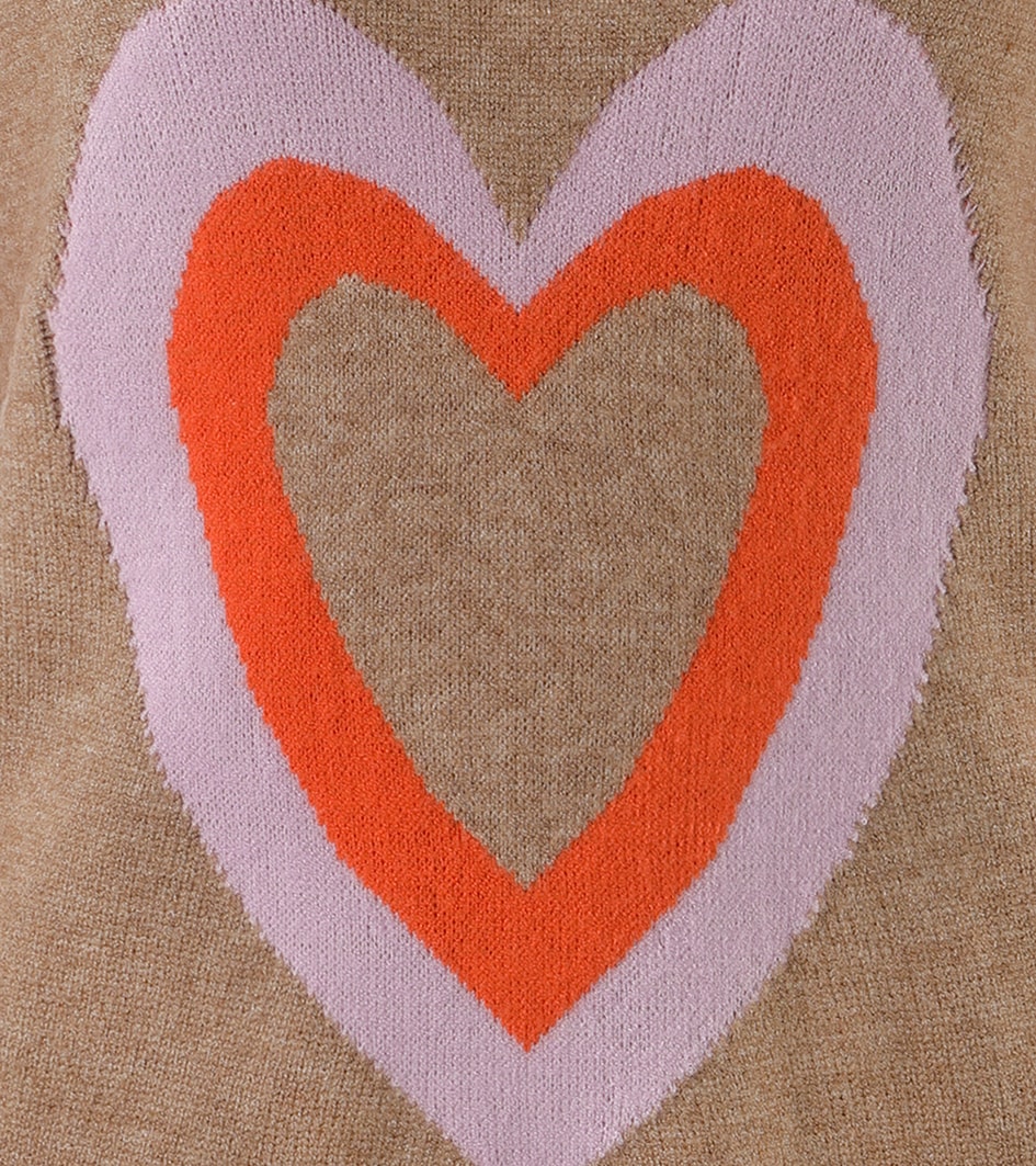 Aniston SELECTED Strickpullover mit eingestrickten Herzen - NEUE KOLLEKTION