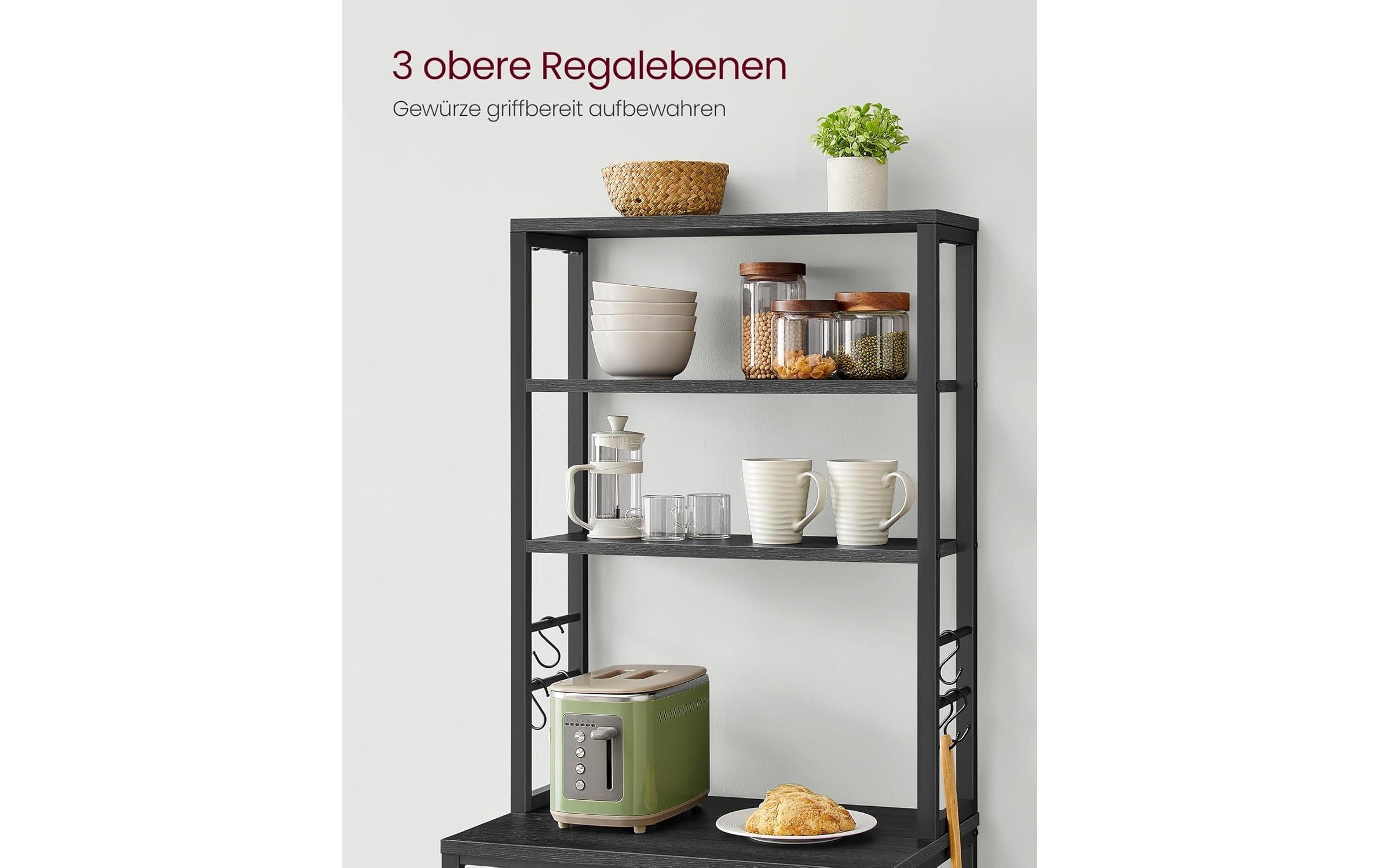 VASAGLE Küchenregal »mit 6 Haken«