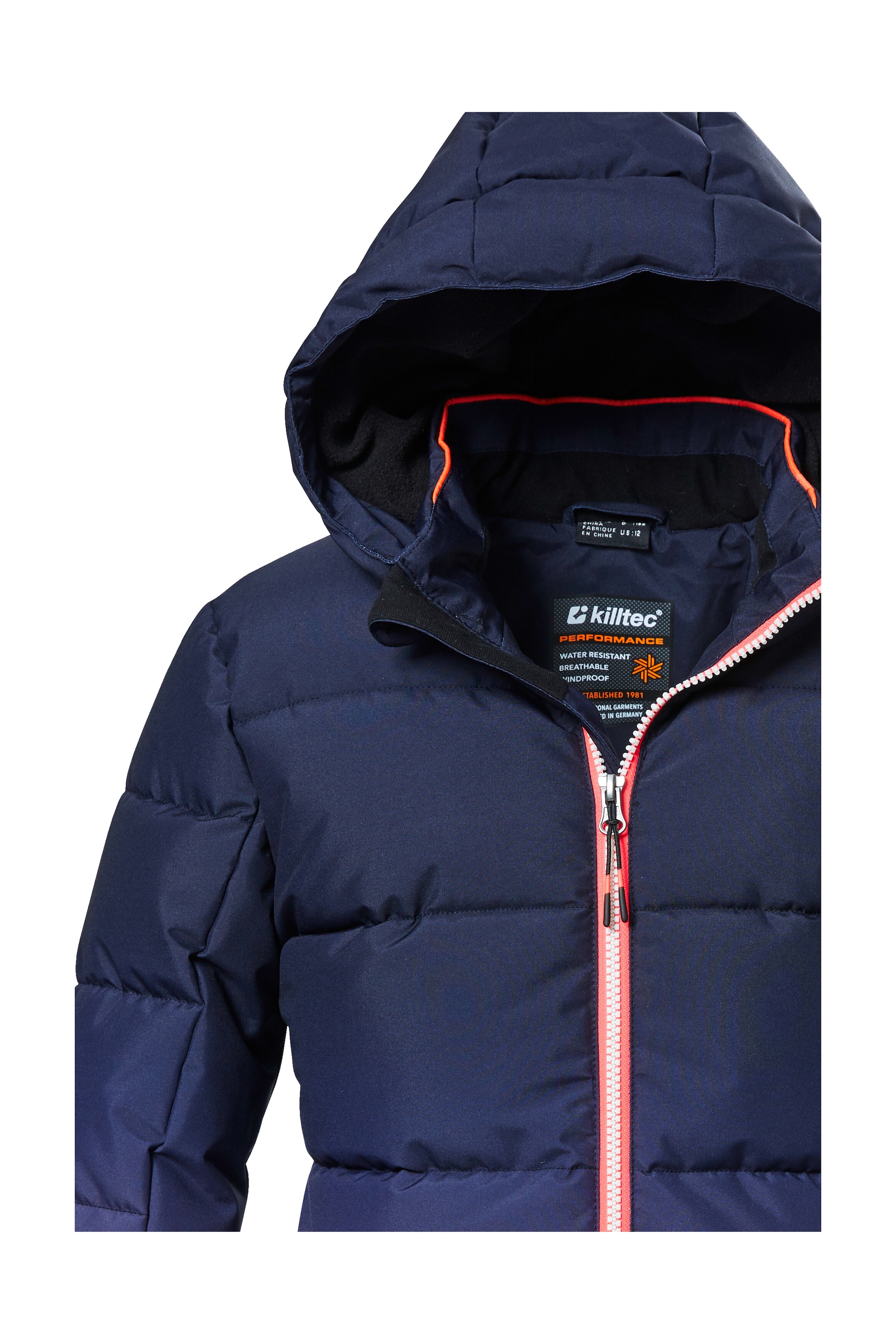 Killtec Skijacke »KSW 330 GRLS SKI QLTD JCKT« Wasserabweisende Winterjacke, atmungsaktiv, verstellbare Kapuze