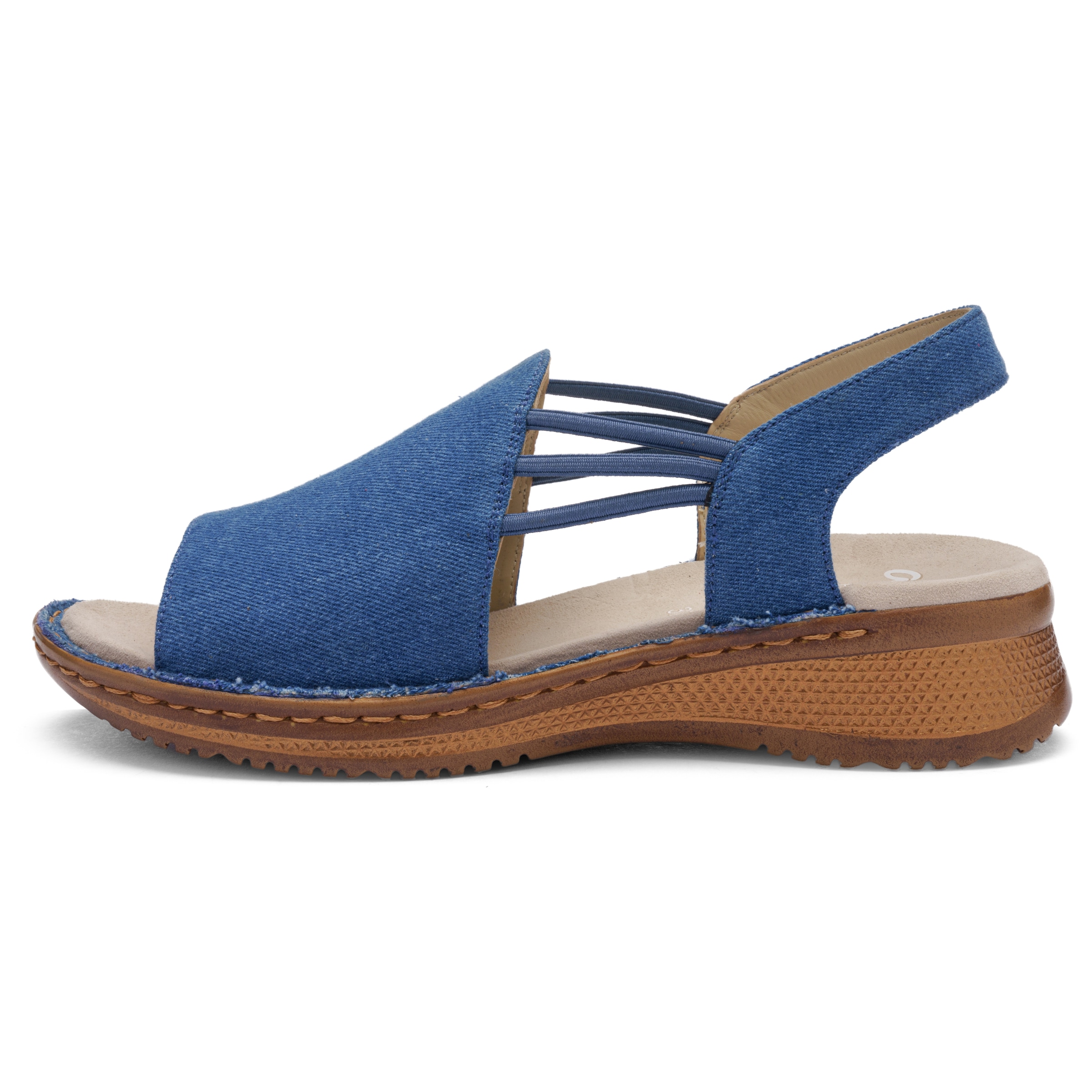 Ara Sandale à lanières »HAWAII«  talon compensé, sandalette avec élastiques, largeur chaussure G (= large)