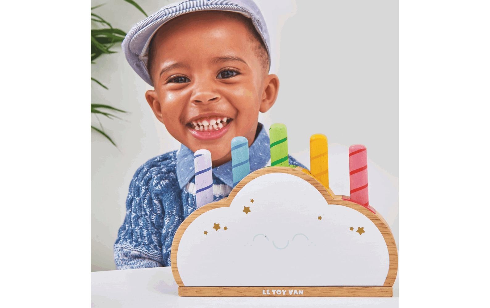 Le Toy Van Steckspielzeug »VAN Activitycenter Regenbogen«