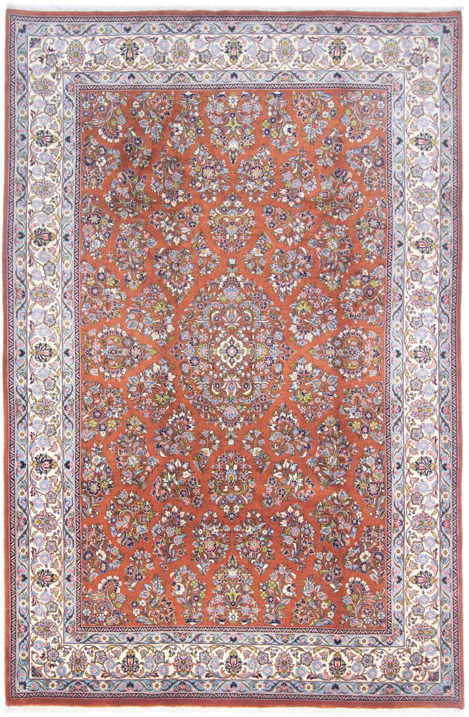 Image of morgenland Wollteppich »Ardebil Durchgemustert Ruggine 312 x 223 cm«, rechteckig, 1 mm Höhe, Unikat mit Zertifikat bei Ackermann Versand Schweiz