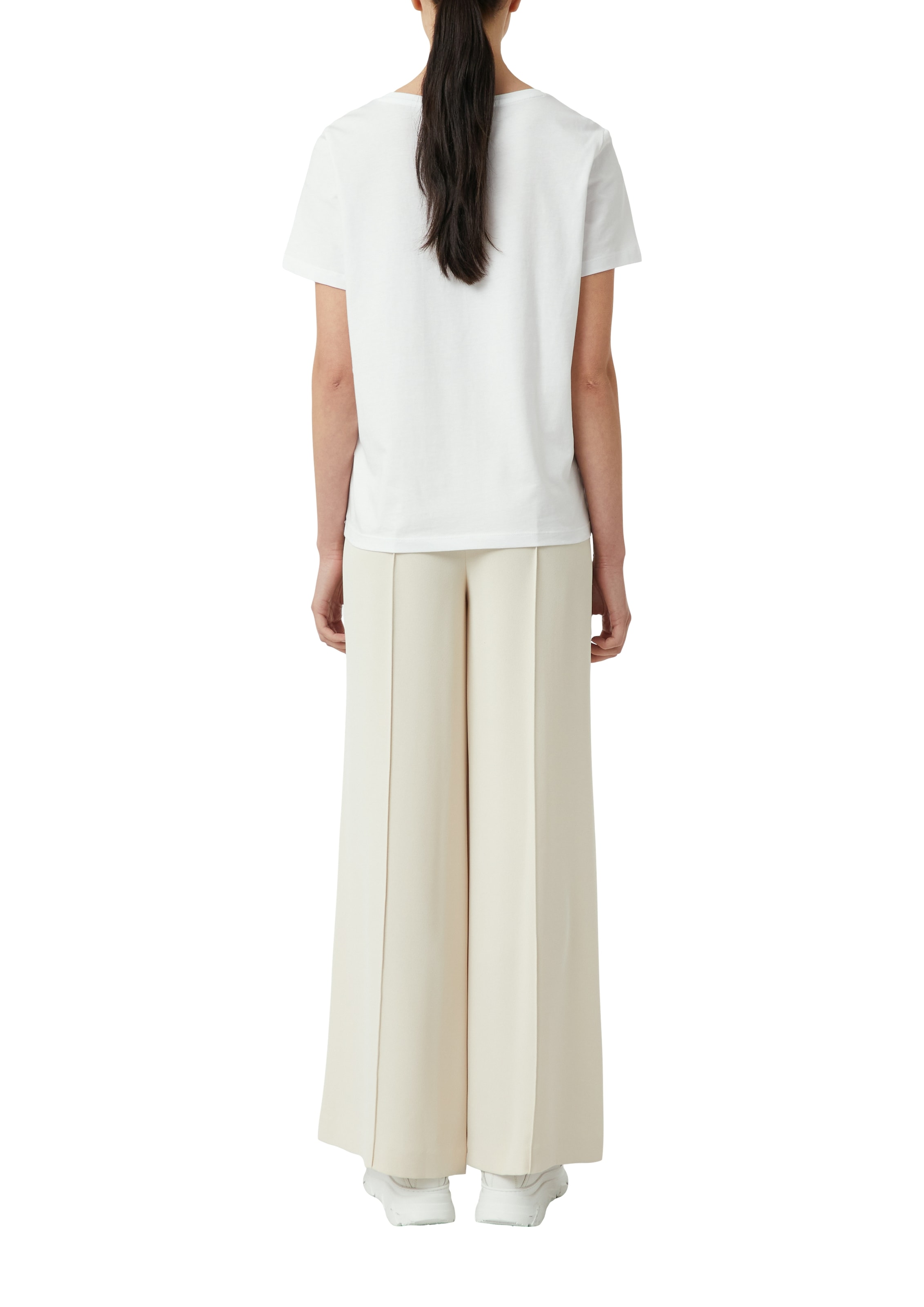comma casual identity T-Shirt, mit Rundhalsausschnitt, Regular Fit