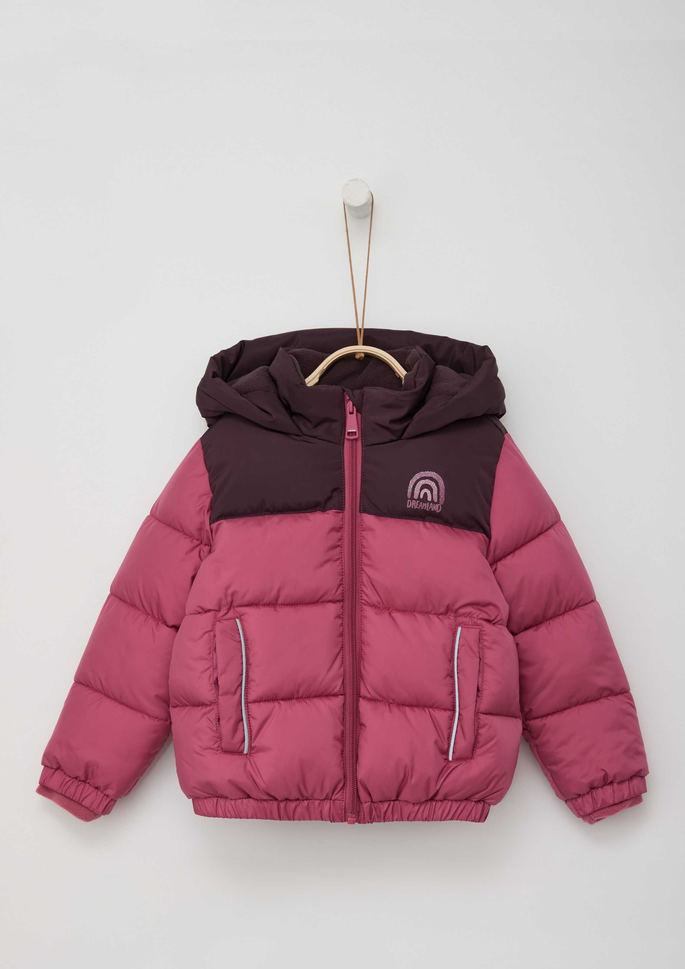 s.Oliver Junior Outdoorjacke, mit Kapuze, mit Kapuze