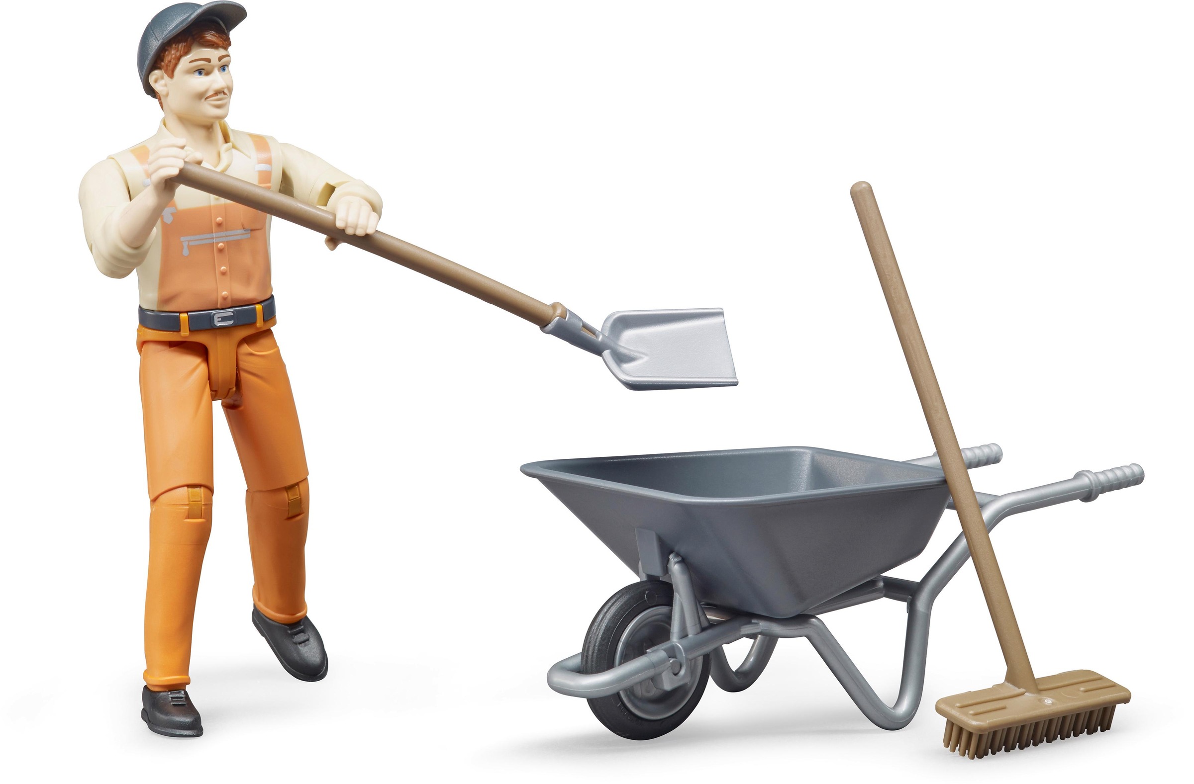 Image of Bruder® Spielfigur »Kommunalarbeiter«, (Set), Made in Germany bei Ackermann Versand Schweiz