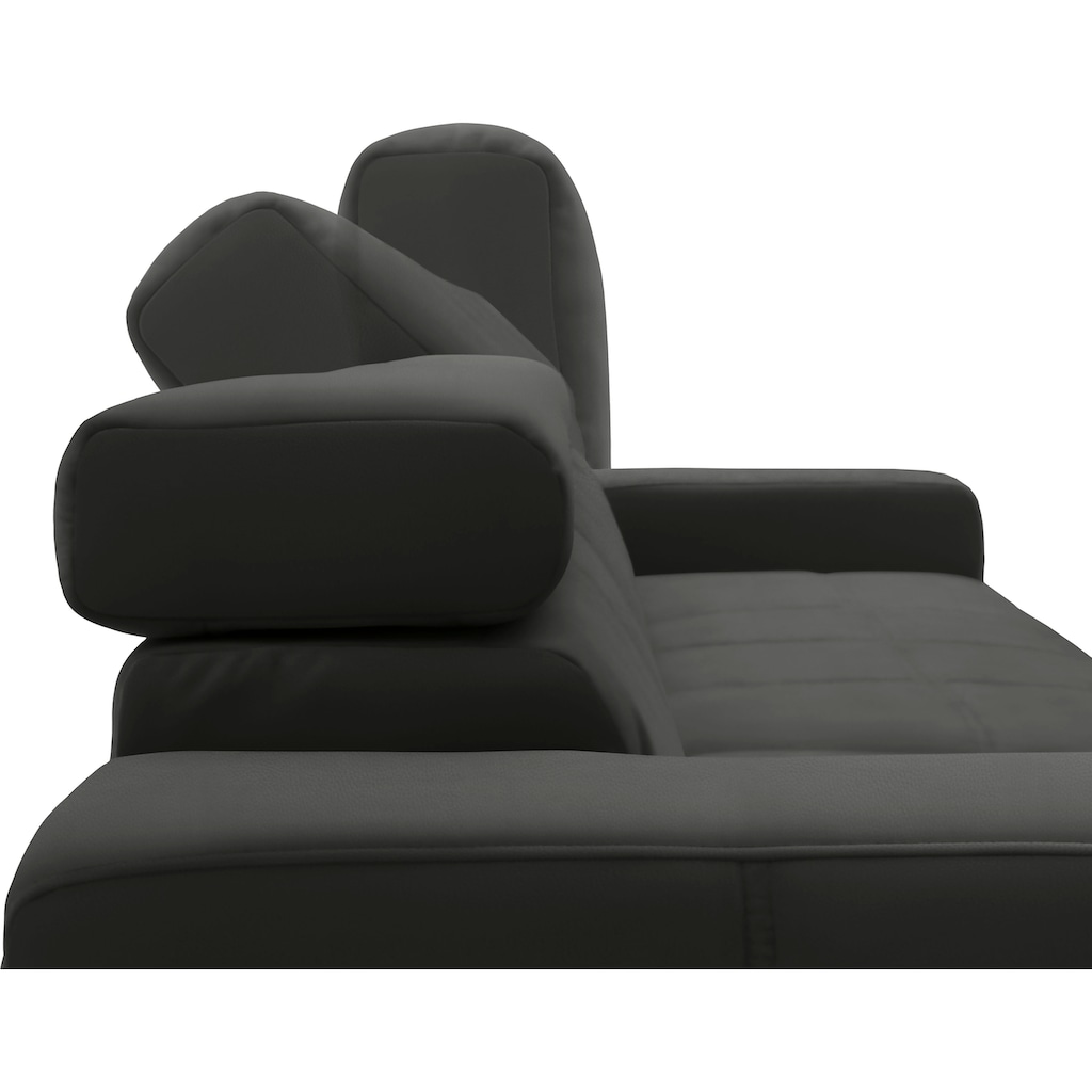 DOMO collection Ecksofa »Brandon grosse Ausführung B/T/H: 289/177/80 cm, auch in Leder und Cord«