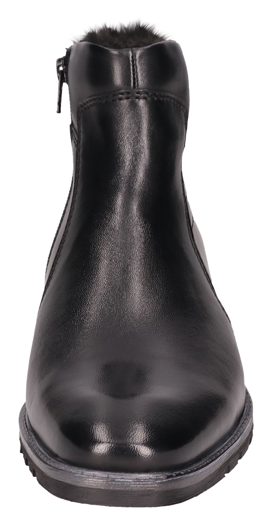 bugatti Westernstiefelette, Stiefelette, Business Schuh mit Warmfutter und Reissverschluss