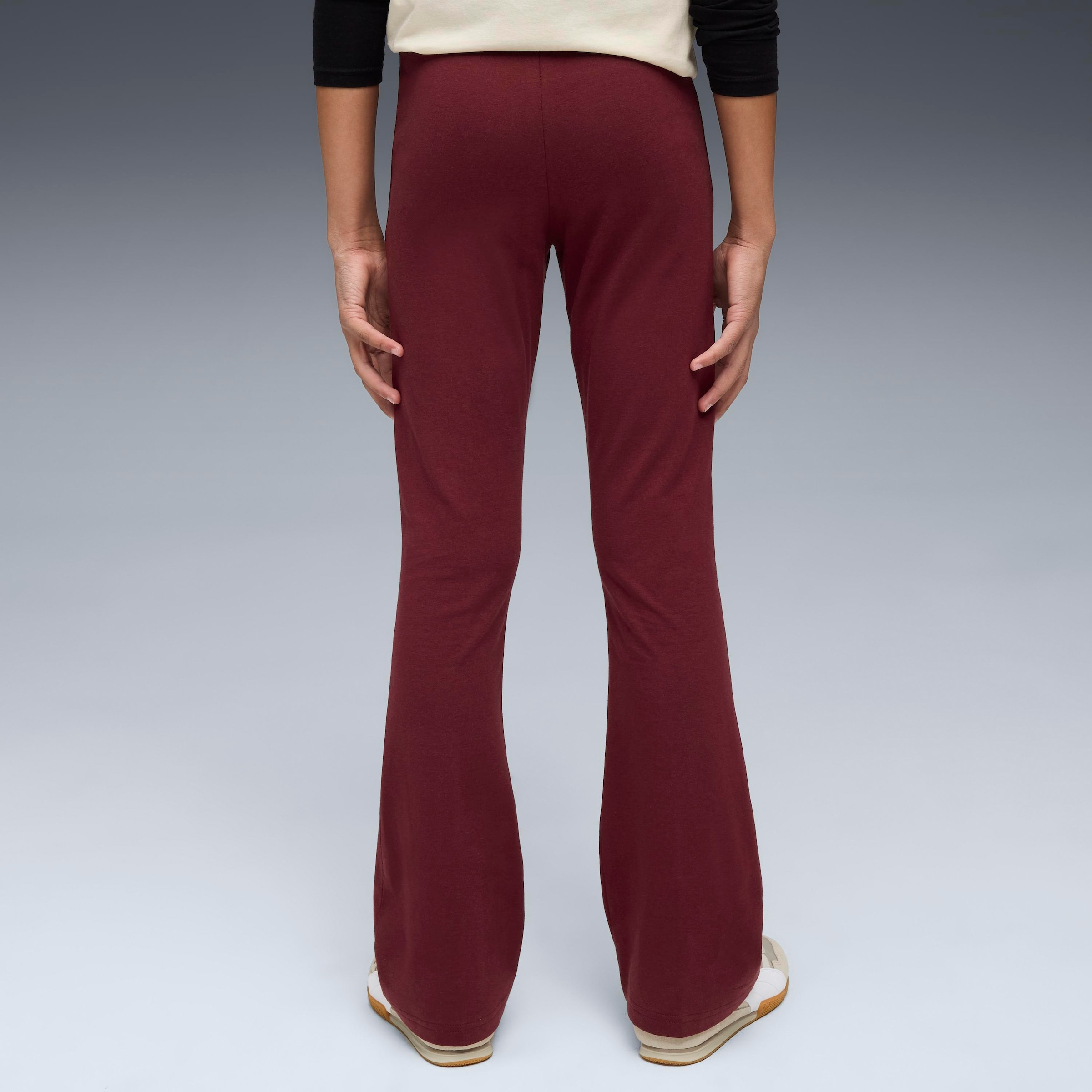PUMA Leggings »CLASS HIGH-WAIST FLARED LEGGINGS G«  sportlicher Stil, für Teens, aus Baumwolle und Elasthan
