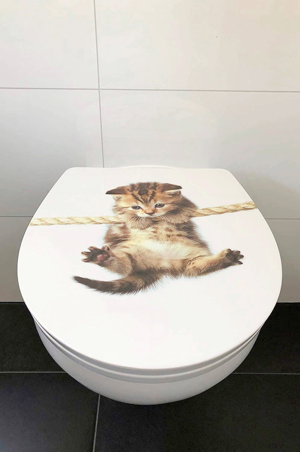 ADOB WC-Sitz »Cat«, Absenkautomatik, zur Reinigung auf Knopfdruck abnehmbar