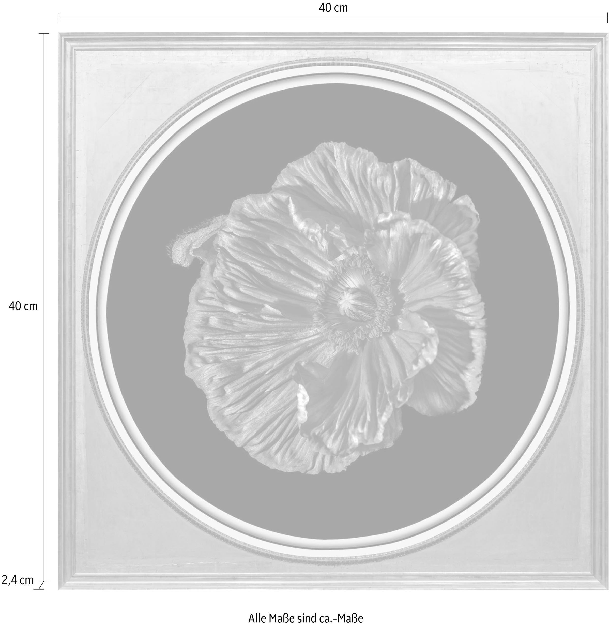 queence Acrylglasbild »Blume«, Blumen-Blumenbilder-Kunst-Pflanzen-Pflanzenbilder-Gemälde, Fine Art-Print in Galeriequalität