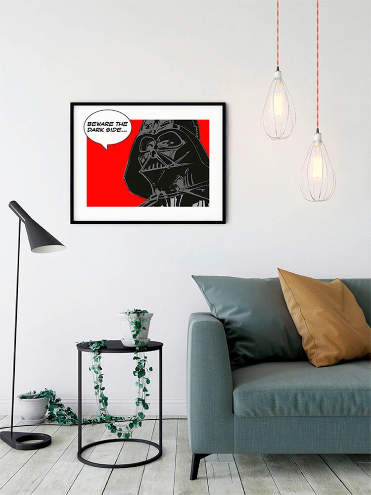 Komar Bild »Star Wars Classic Comic Quote Vader«, Star Wars, (1 St.), Wandbild zur Dekoration im Kinderzimmer - ohne Rahmen