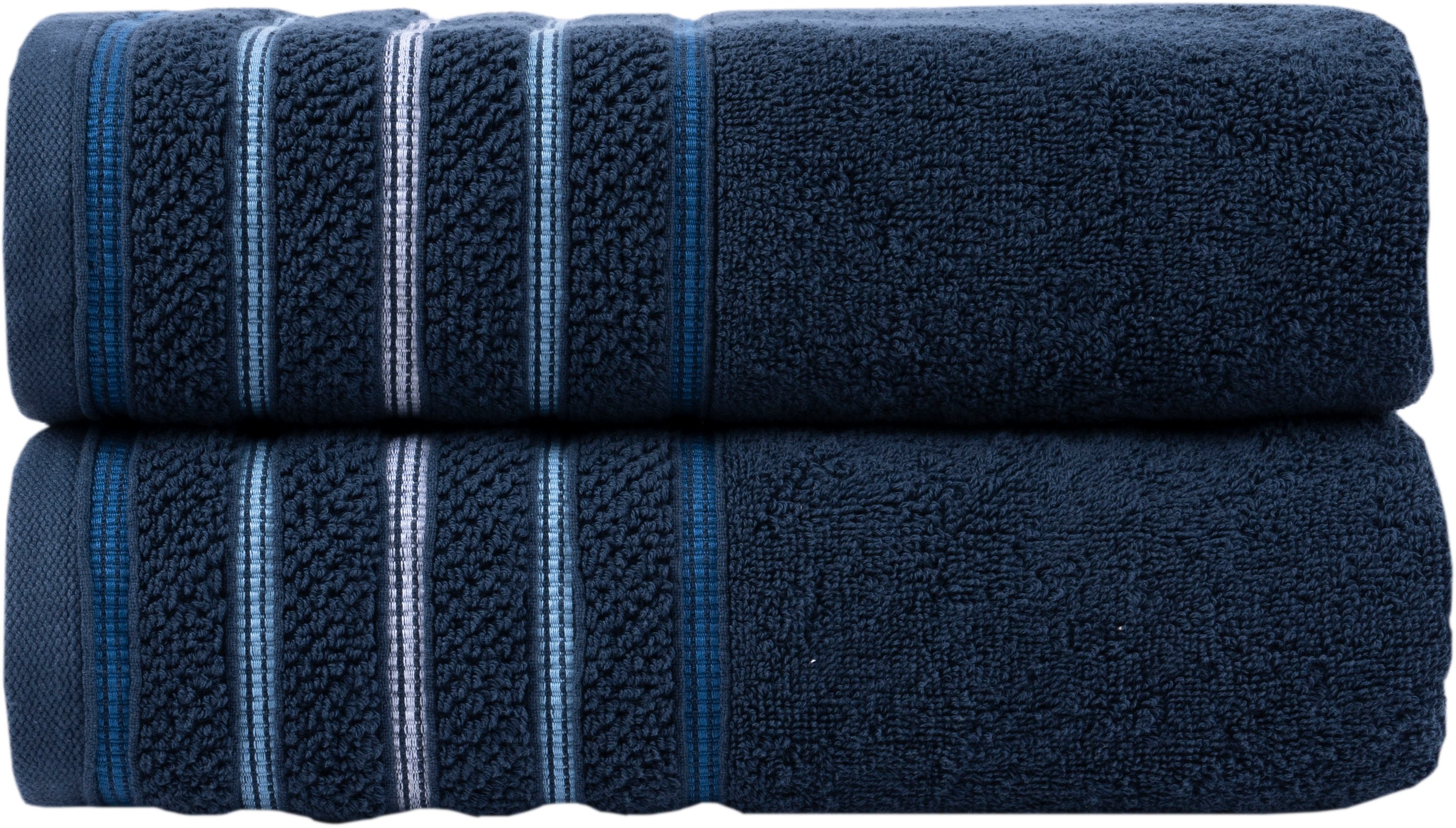 Home affaire Handtuch Set »Safien Premium 4 Set, Frottier, 550gr/m², tlg., Streifenbordüre«, Badetuch Set, Bio-Baumwolle auf versandkostenfrei oder Handtuch mit