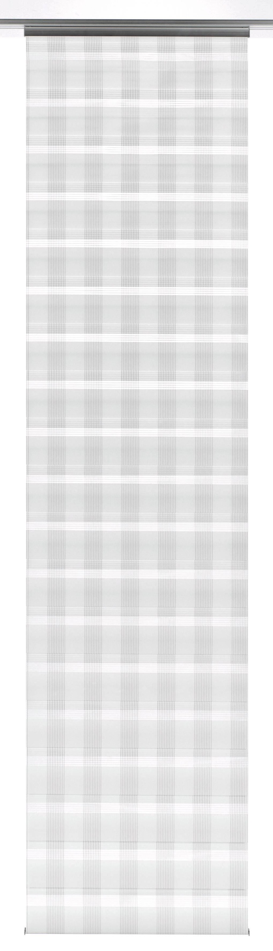 Image of GARDINIA Schiebegardine »Flächenvorhang Day+Night Karo«, (1 St.), HxB: 245x60, Doppelrollo-Optik, Innovative + patentierte Technik bei Ackermann Versand Schweiz