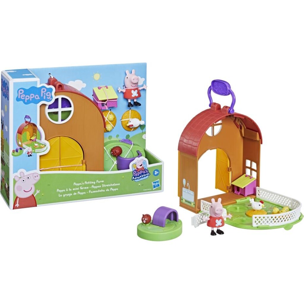 Hasbro Spielfigur »Peppa Pig Besuch im Streichelzoo«