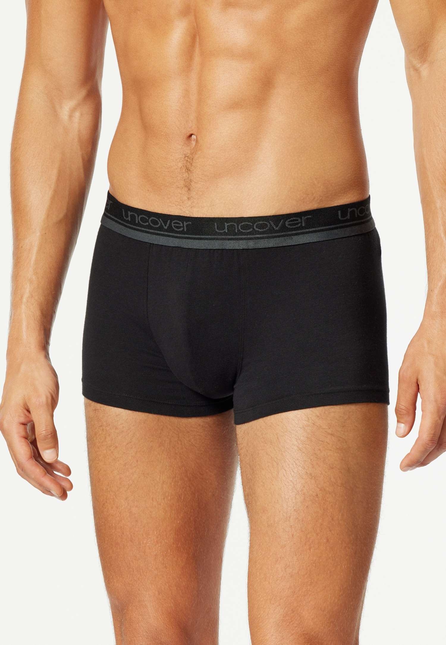 uncover by SCHIESSER Boxer »Uncover Cotton« 5er Pack,  ohne Eingriff, elastisch, Single Jersey, Logo-Bund